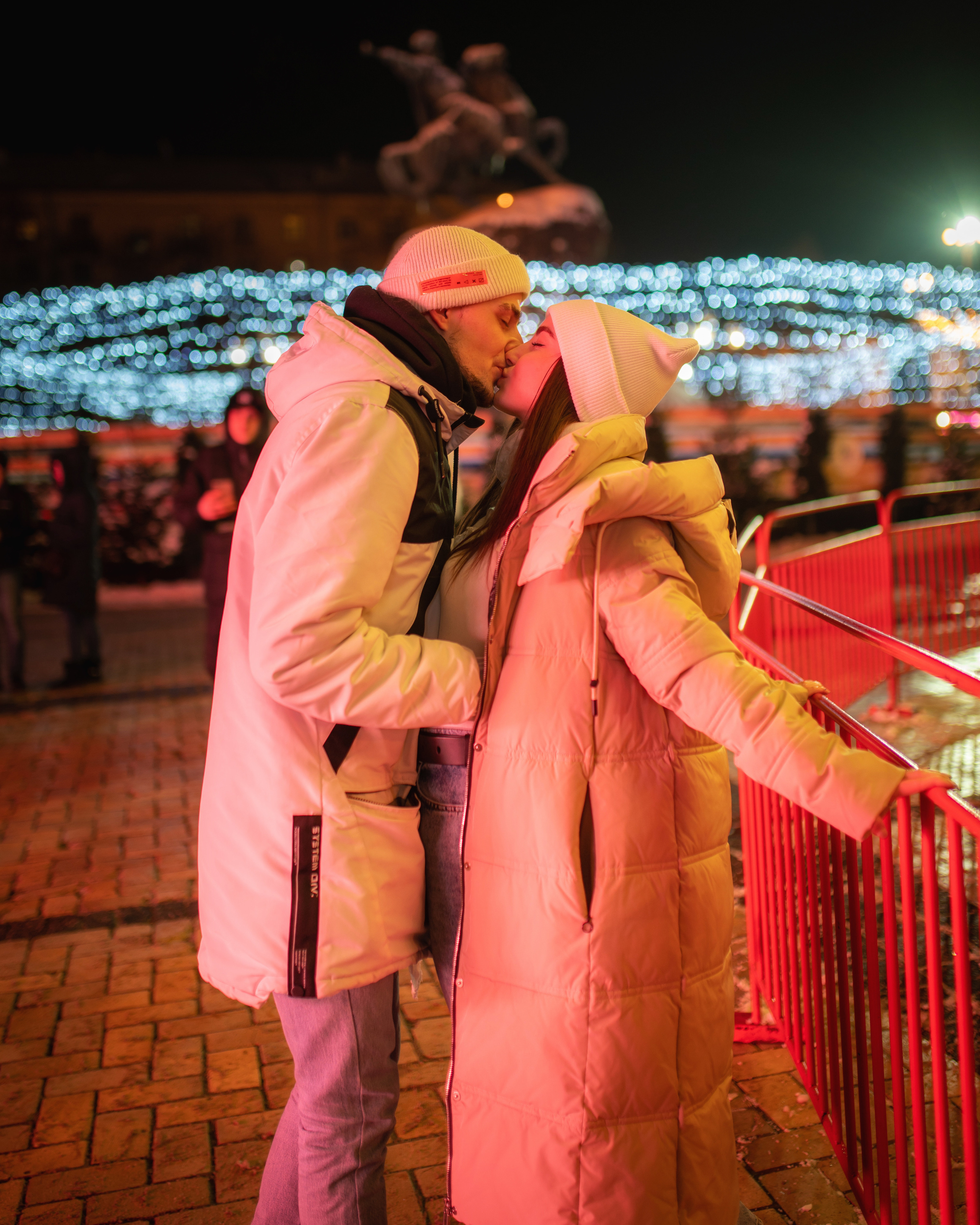 Новогоднее лавстори на улице. Весільний і портретний фотограф в Києві Євген Ковачов