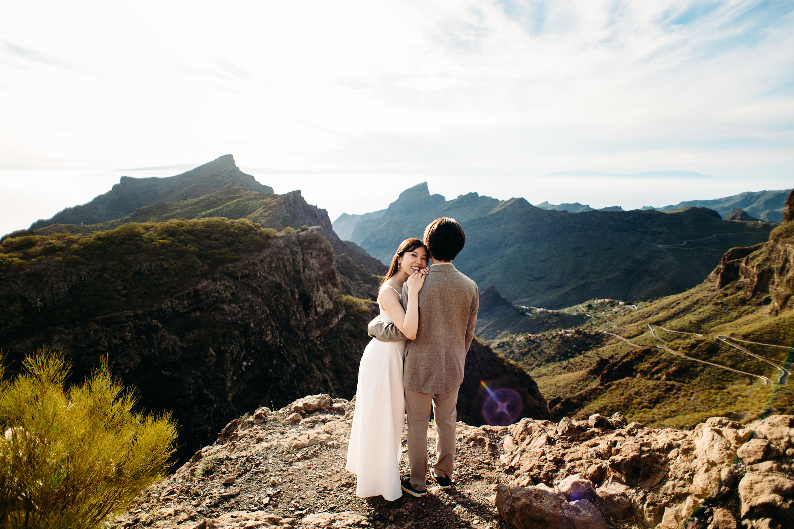 Masca + Los Gigantes. Post-wedding. Wedding family photographer Tenerife