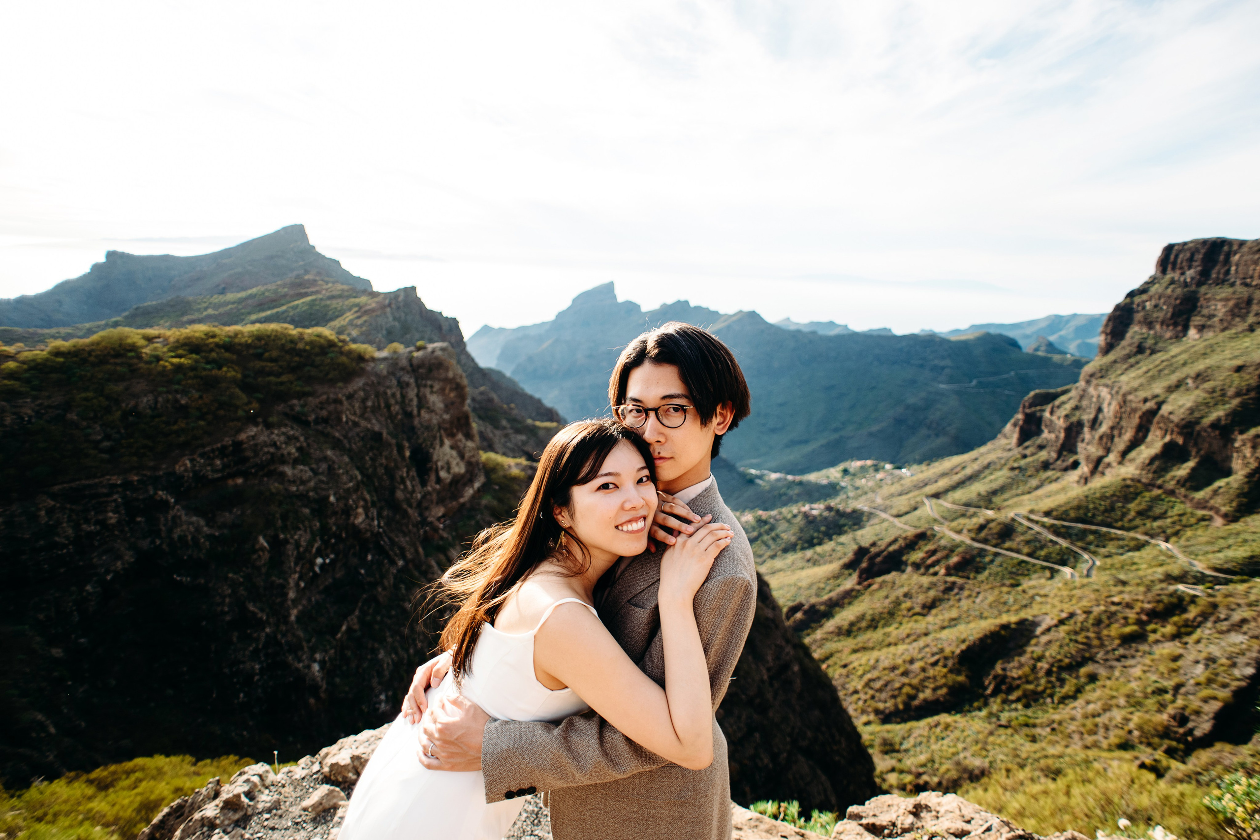 Masca + Los Gigantes. Post-wedding. Wedding family photographer Tenerife