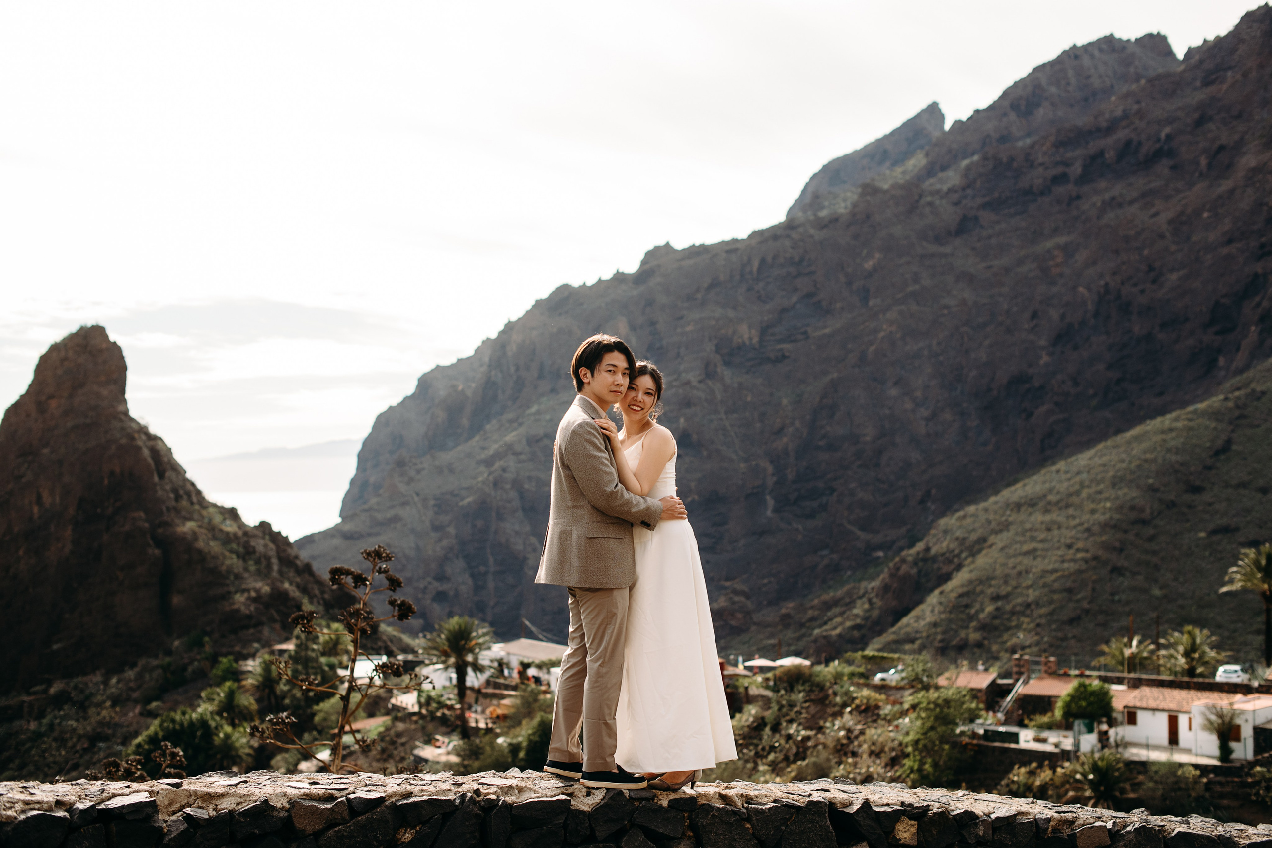 Masca + Los Gigantes. Post-wedding. Wedding family photographer Tenerife