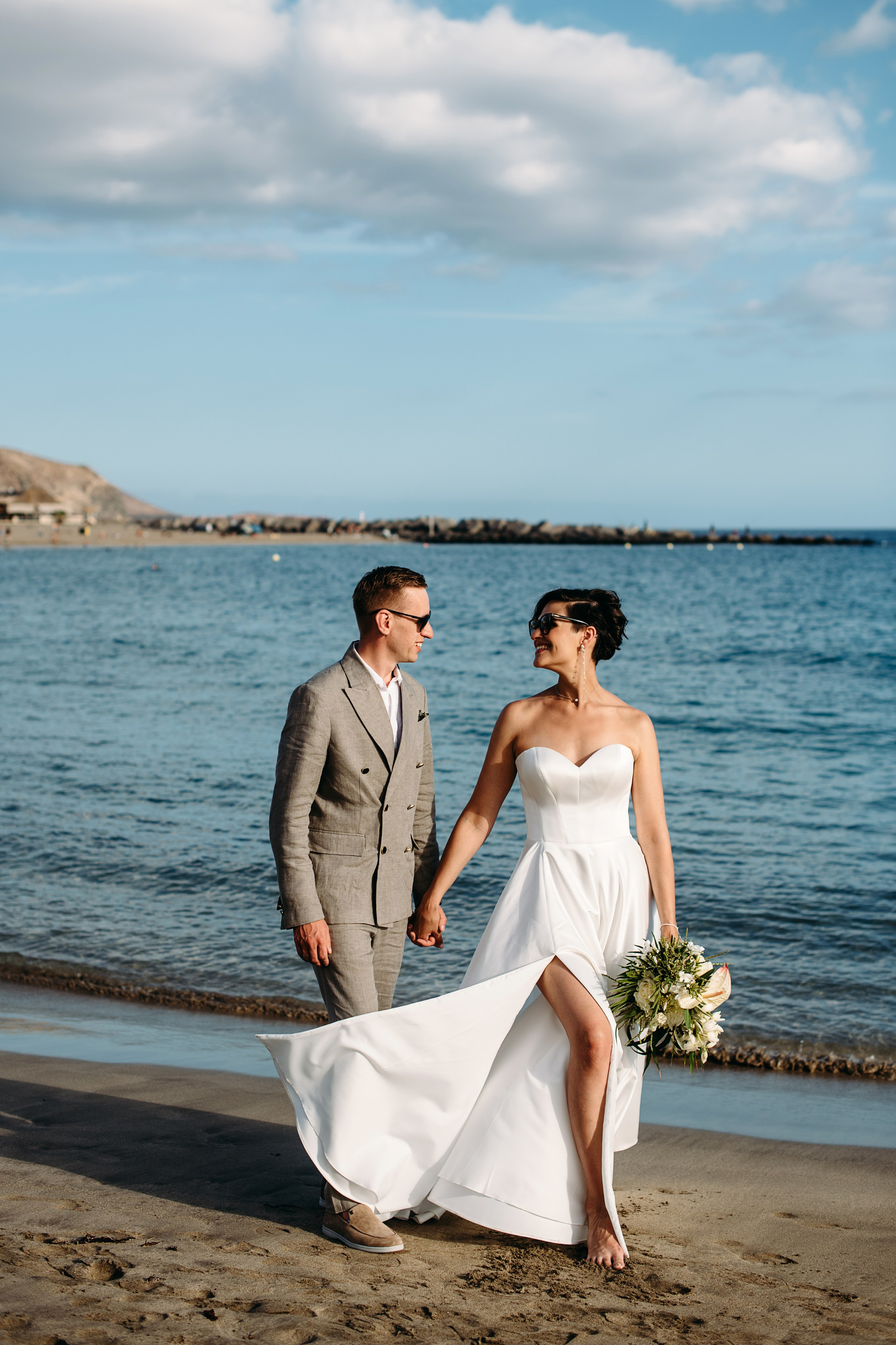 M+Y. Intimate Tenerife wedding. Wedding family photographer Alicante Benidorm Valencia Costa Blanca