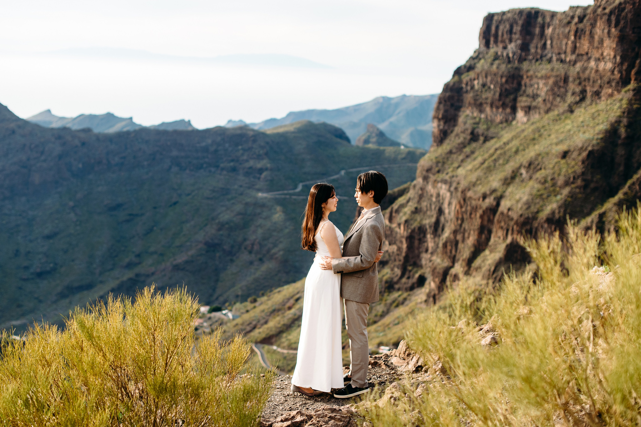 Masca + Los Gigantes. Post-wedding. Wedding family photographer Tenerife