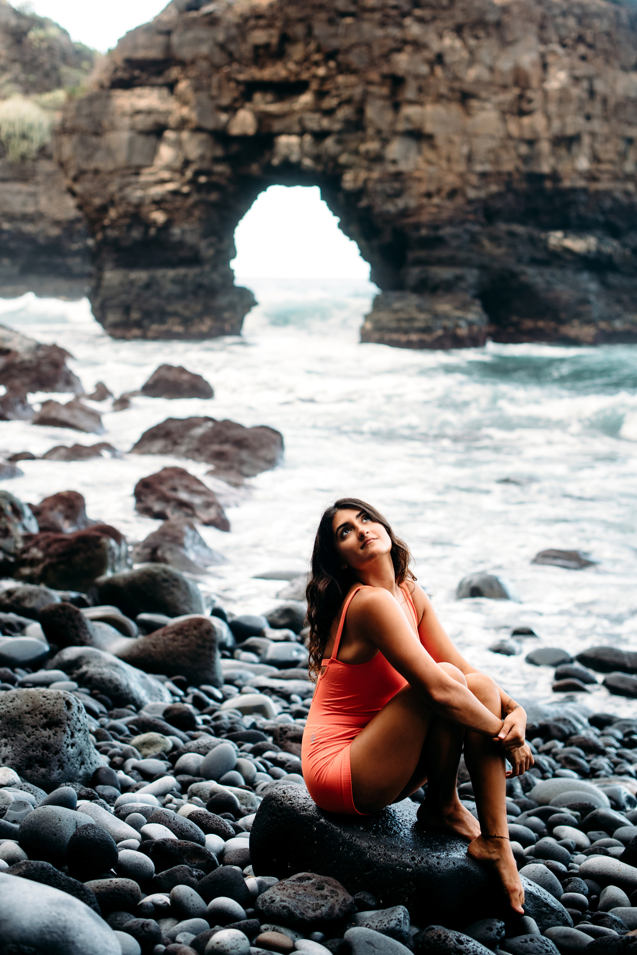 Yoga girl. Puerto de la Cruz. Fotografo de boda, familia Alicante Benidorm Valencia Costa Blanca