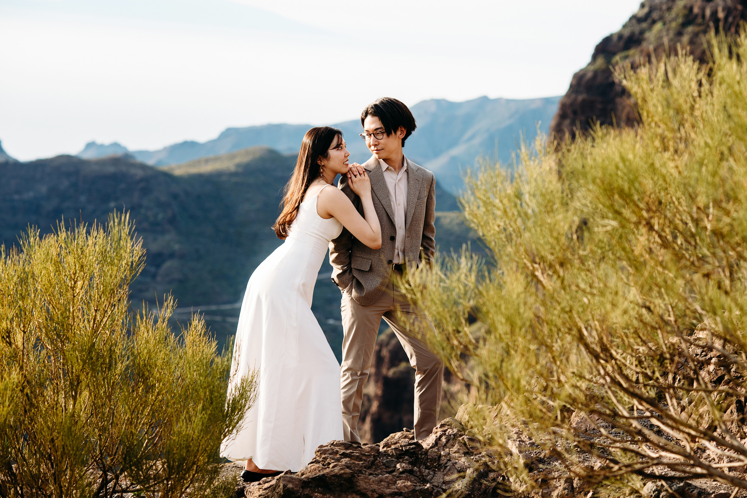 Masca + Los Gigantes. Post-wedding. Wedding family photographer Tenerife