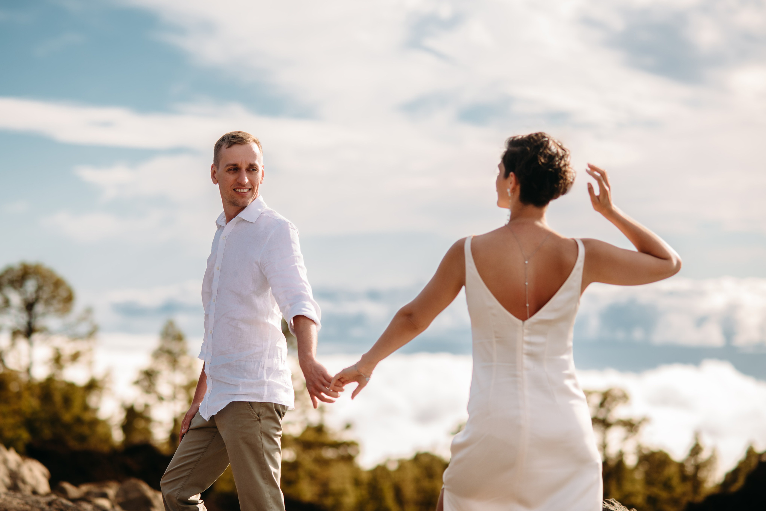 M+Y. Above the clouds. Wedding family photographer Alicante Benidorm Valencia Costa Blanca