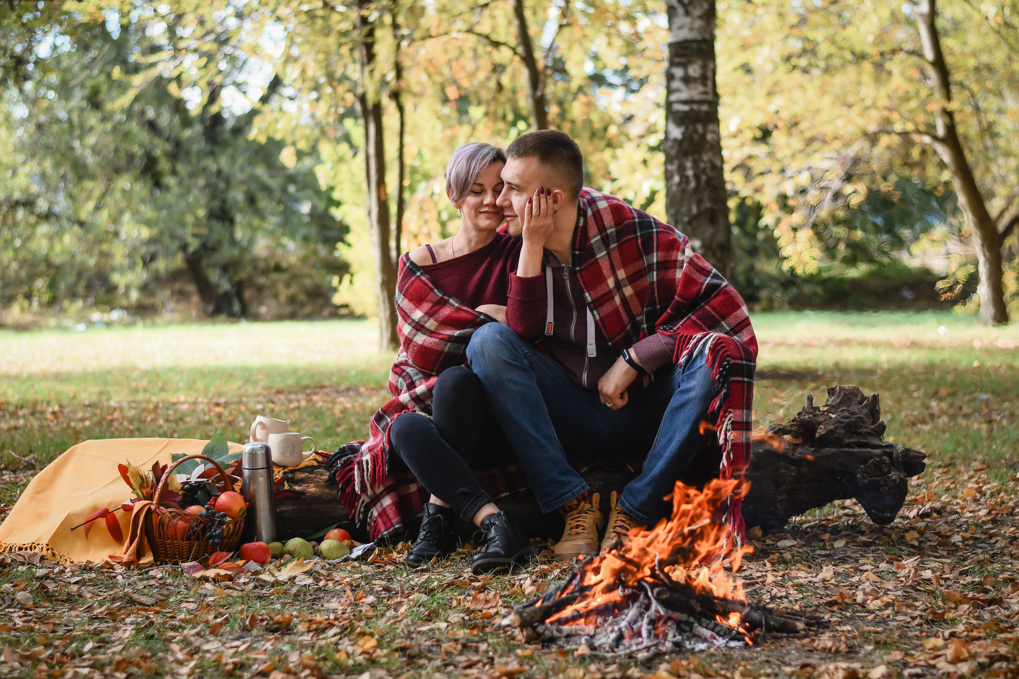 Посиделки у костра. Детский и семейный фотограф Алёна Васильева