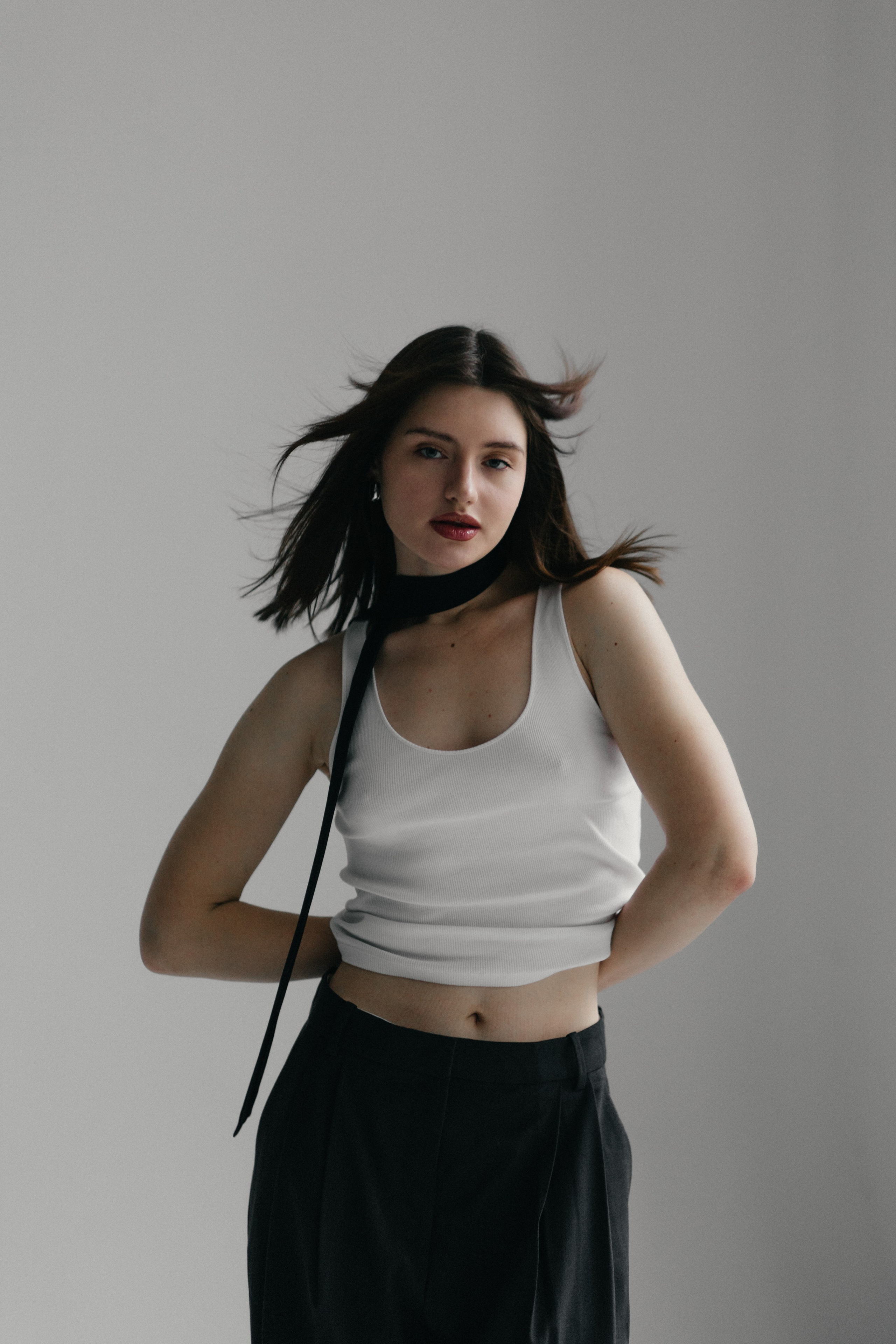 Portret kobiety w studiu. Fotograf Poznań