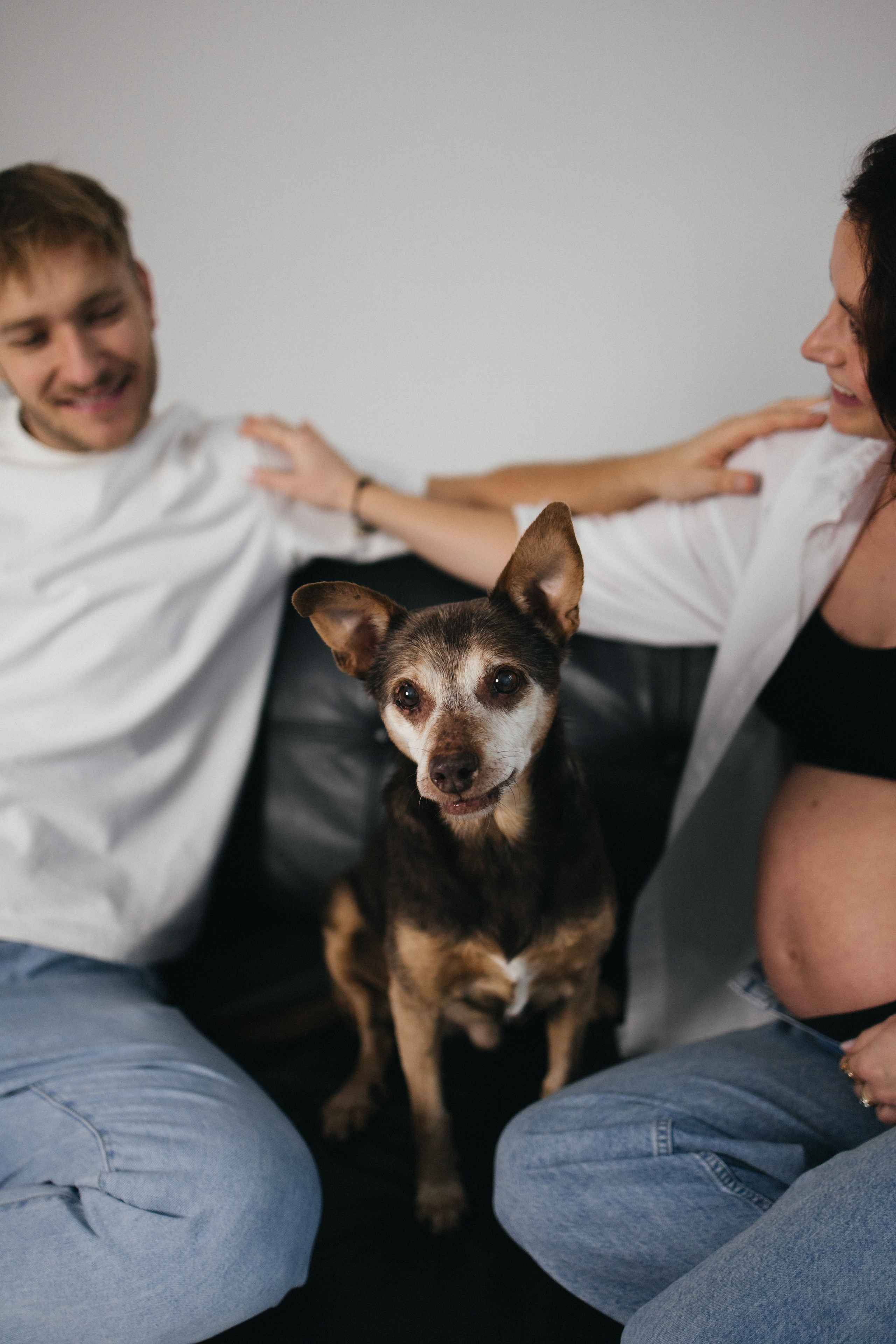 Sesja ciążowa w studiu. Fotograf Poznań