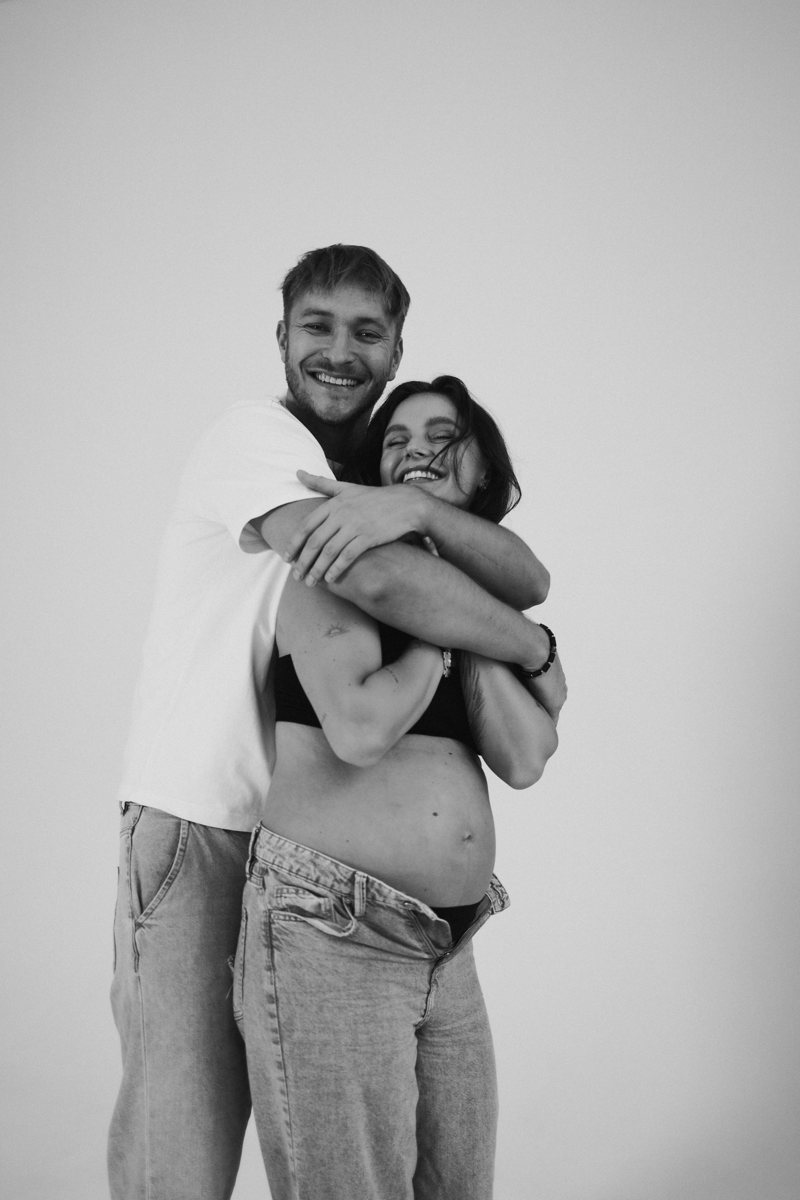 Sesja ciążowa w studiu. Fotograf Poznań