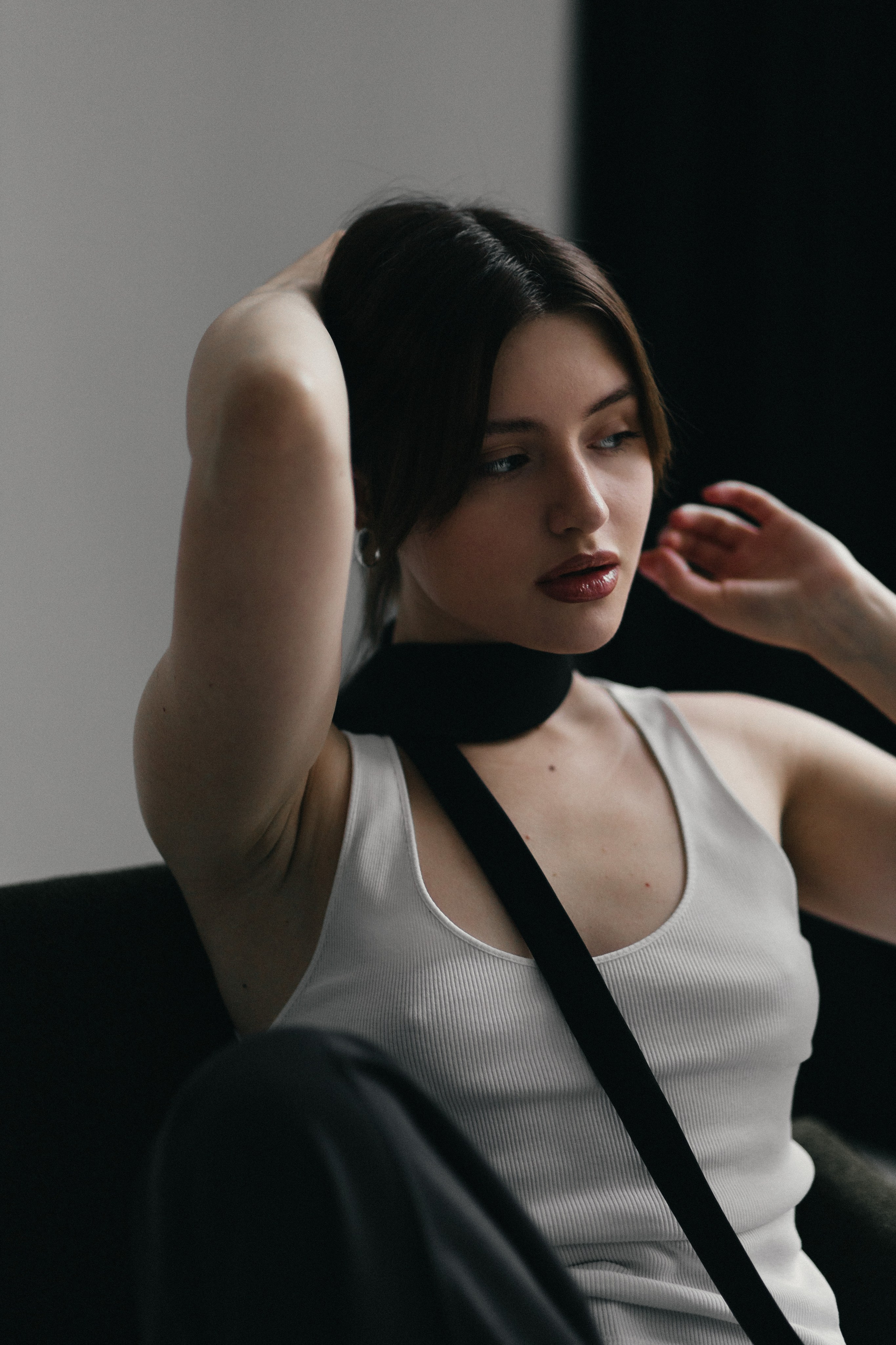 Portret kobiety w studiu. Fotograf Poznań