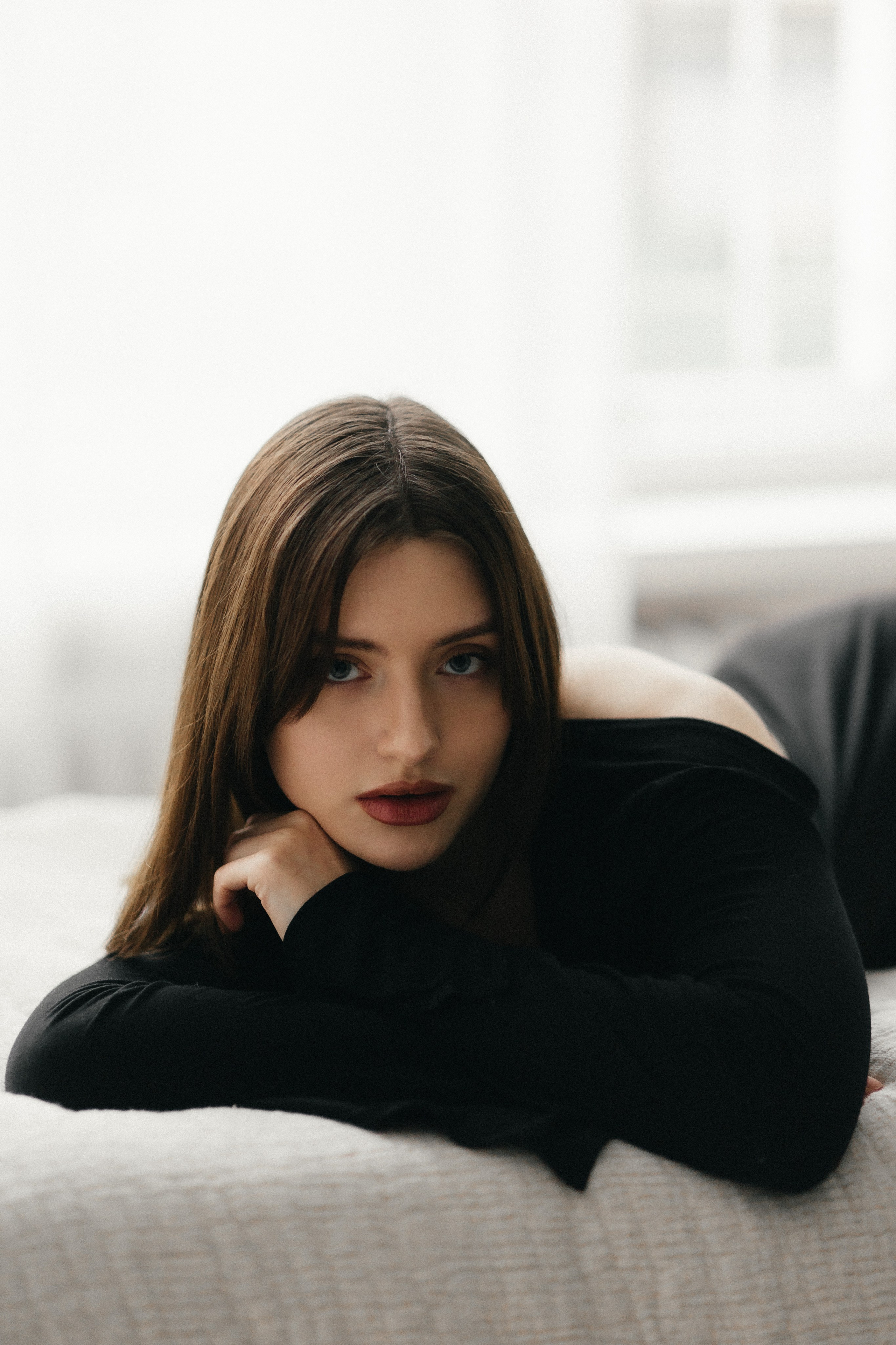 Portret kobiety w studiu. Fotograf Poznań