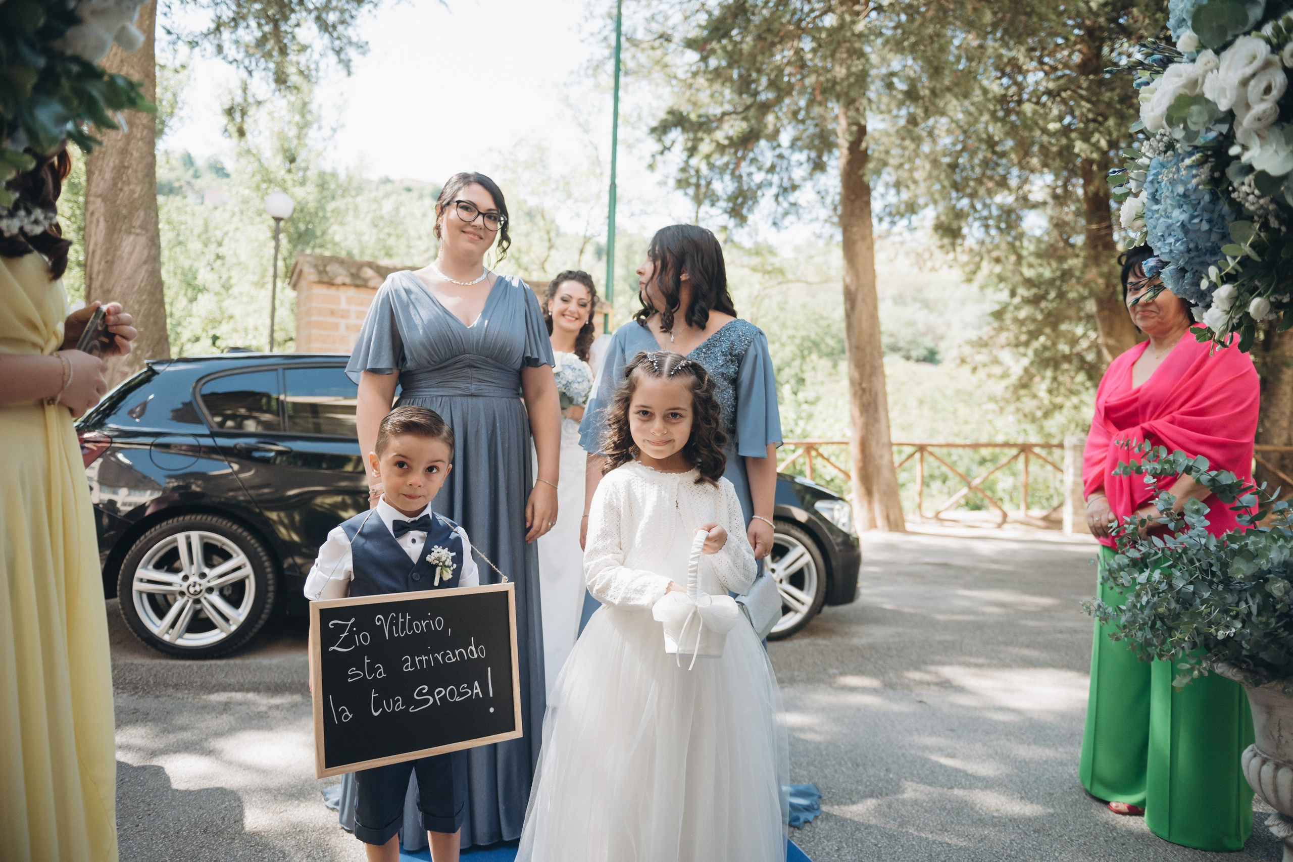 Marilù e Vittorio. Ciao, benvenuta! Sono Anastasia la vostra fotografa per il matrimonio