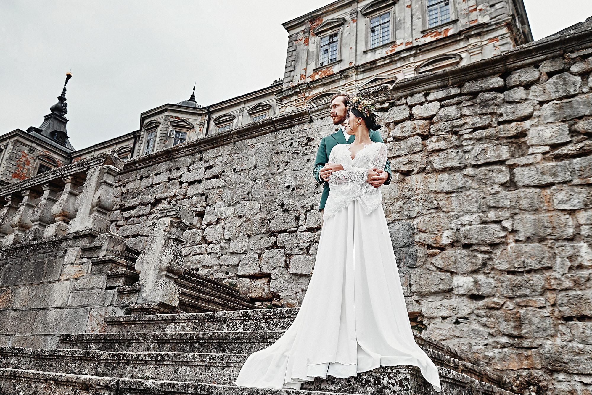 Свадебная съемка в Подгорецком замке фотограф Владимир Тачанский. Фотограф на весілля Київ, Хмельницький, Львів. Тачанський Володимир