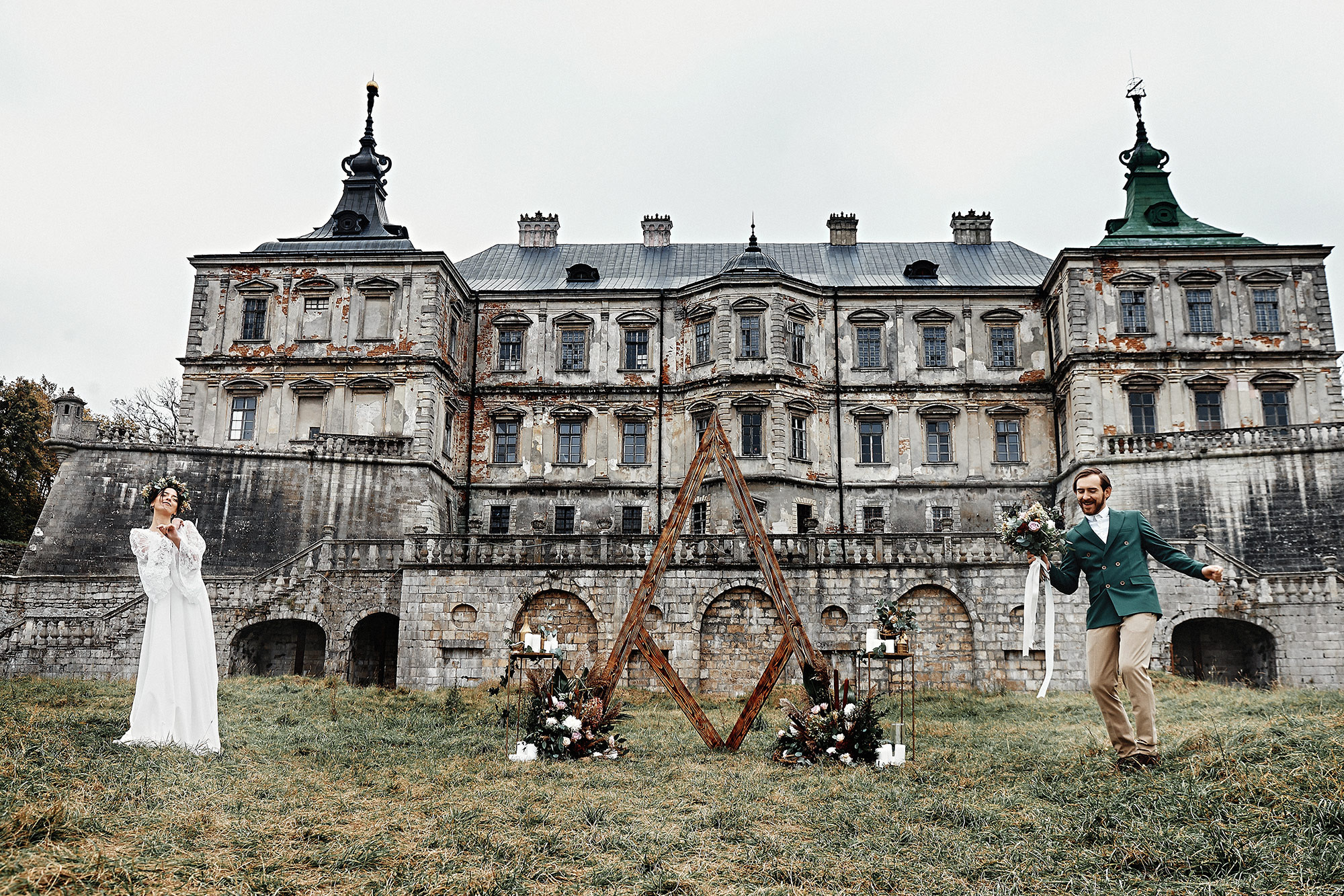 Свадебная съемка в Подгорецком замке фотограф Владимир Тачанский. Фотограф на весілля Київ, Хмельницький, Львів. Тачанський Володимир
