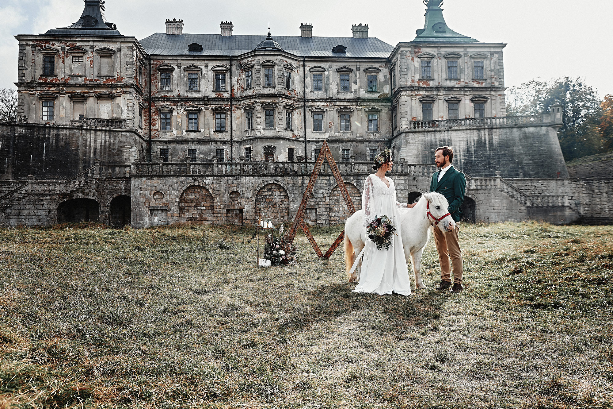 Свадебная съемка в Подгорецком замке фотограф Владимир Тачанский. Фотограф на весілля Київ, Хмельницький, Львів. Тачанський Володимир