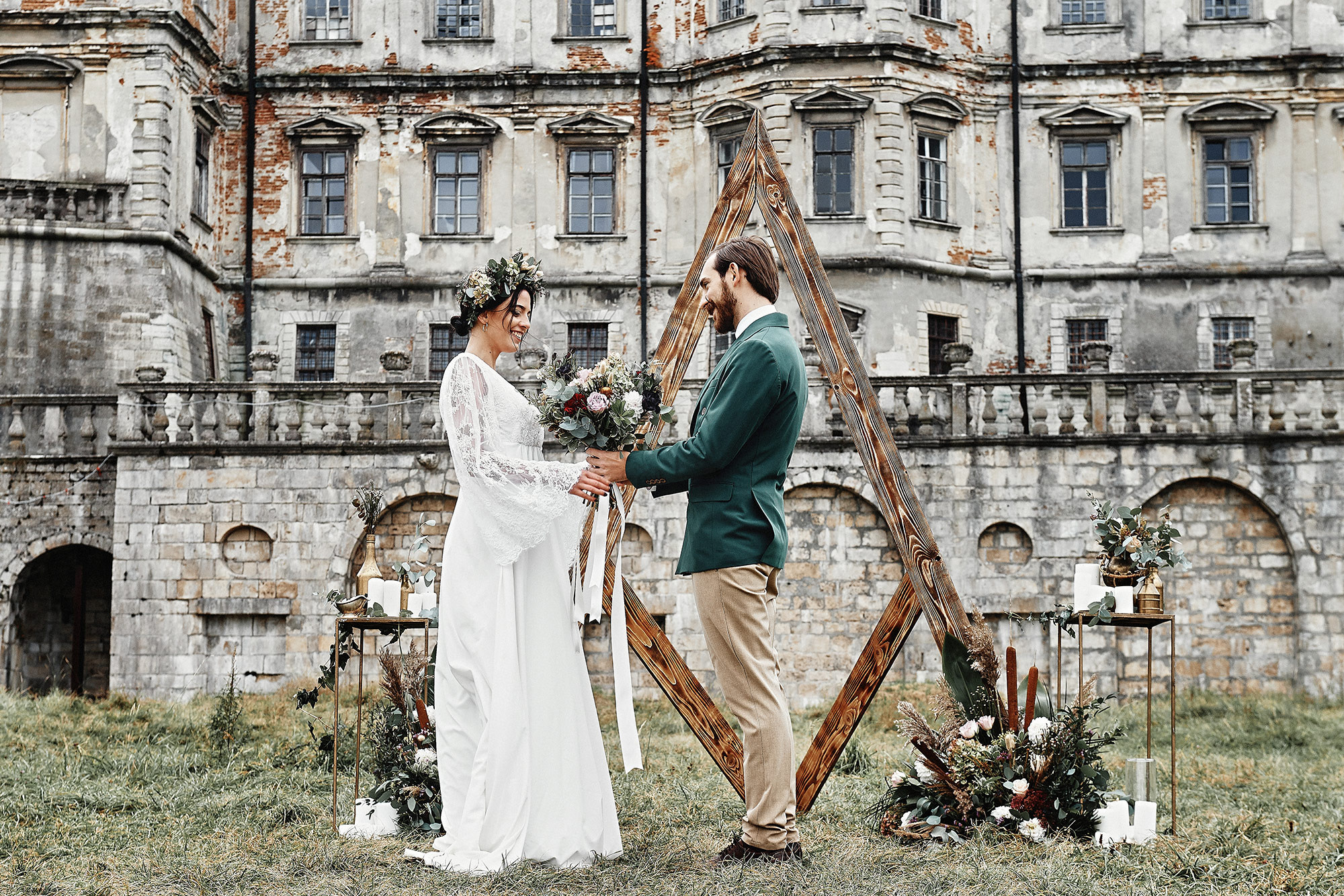 Свадебная съемка в Подгорецком замке фотограф Владимир Тачанский. Фотограф на весілля Київ, Хмельницький, Львів. Тачанський Володимир