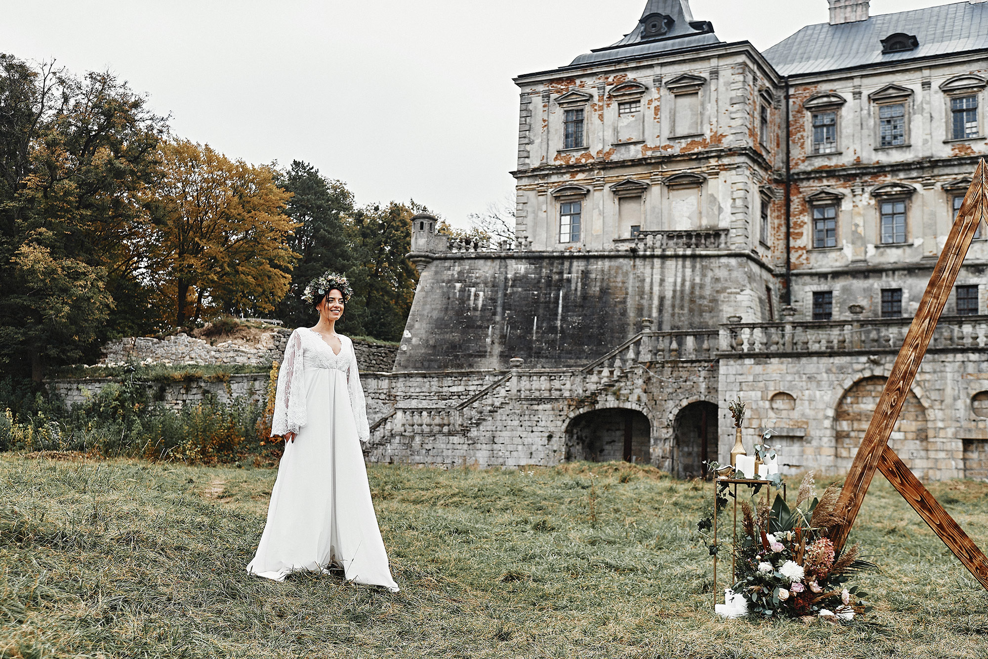 Свадебная съемка в Подгорецком замке фотограф Владимир Тачанский. Фотограф на весілля Київ, Хмельницький, Львів. Тачанський Володимир