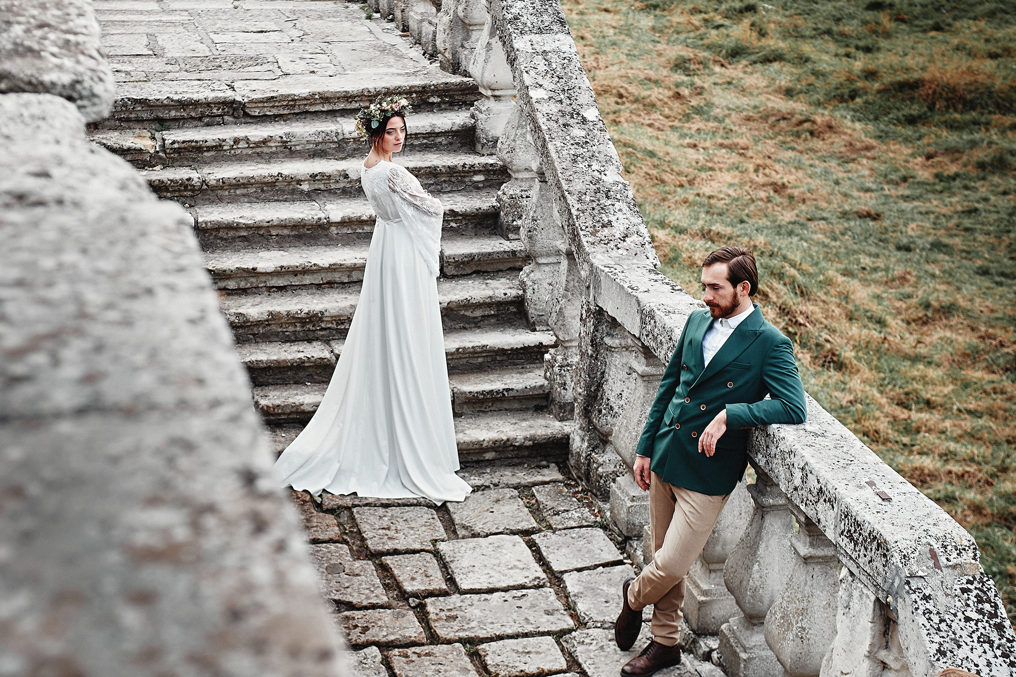 Свадебная съемка в Подгорецком замке фотограф Владимир Тачанский. Фотограф на весілля Київ, Хмельницький, Львів. Тачанський Володимир