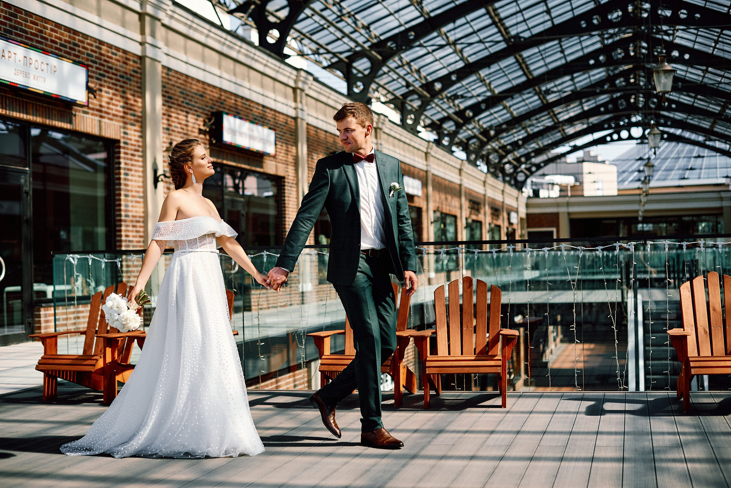 Свадебная съемка в Киеве на Мануфактуре, фотограф Владимир Тачанский. Фотограф на весілля Київ, Хмельницький, Львів. Тачанський Володимир