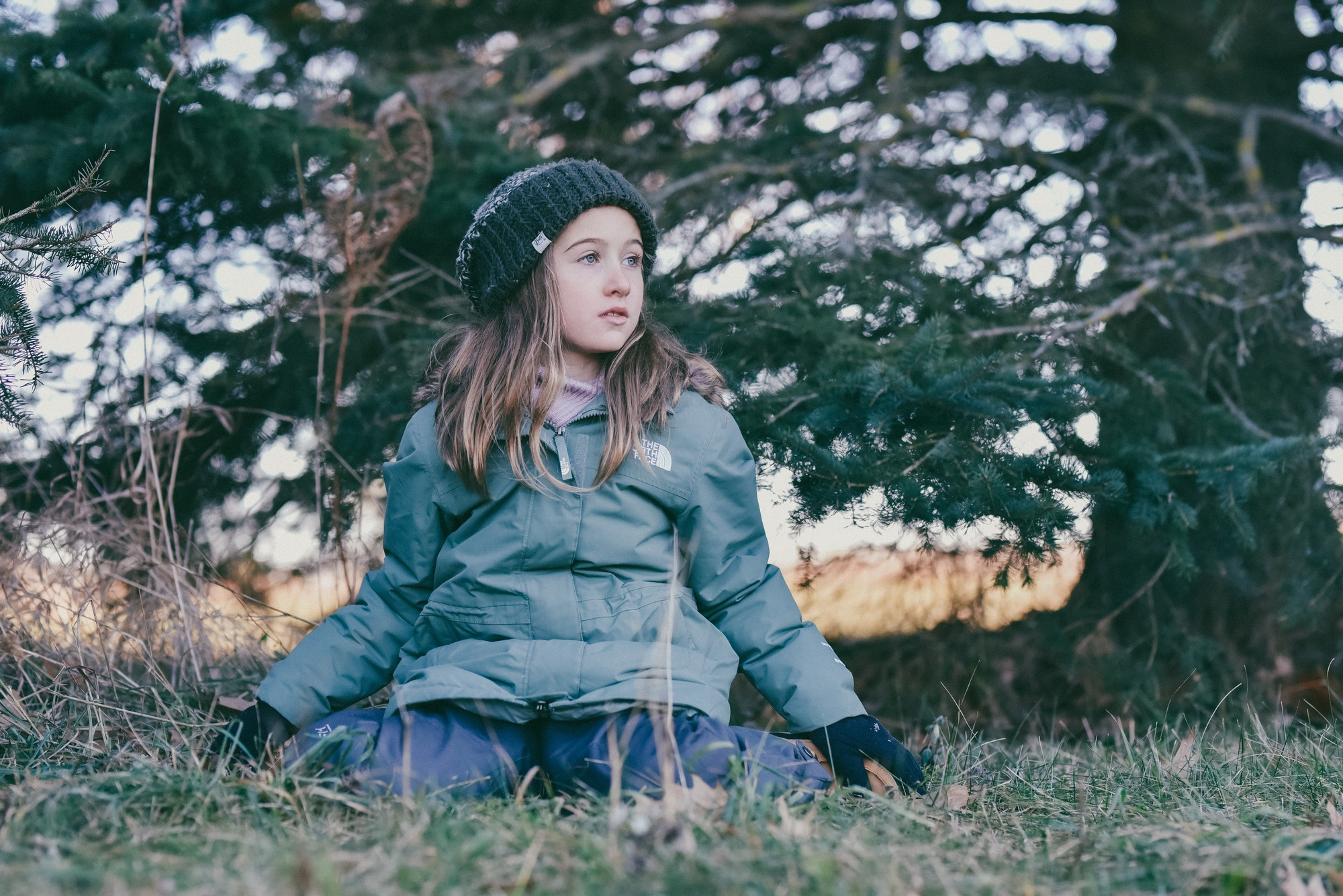 Christmas photo session, tree farm Ontario. Photographer Katia Velich Toronto Oakville GTA