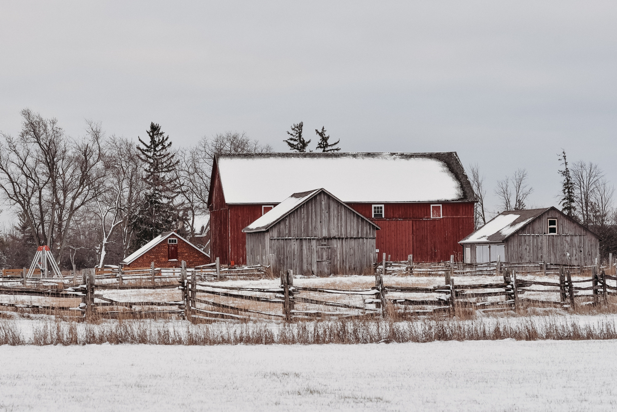Bronte Creek Provincial Park in winter, Oakville, Ontario. Photographer Katia Velich Toronto Oakville GTA