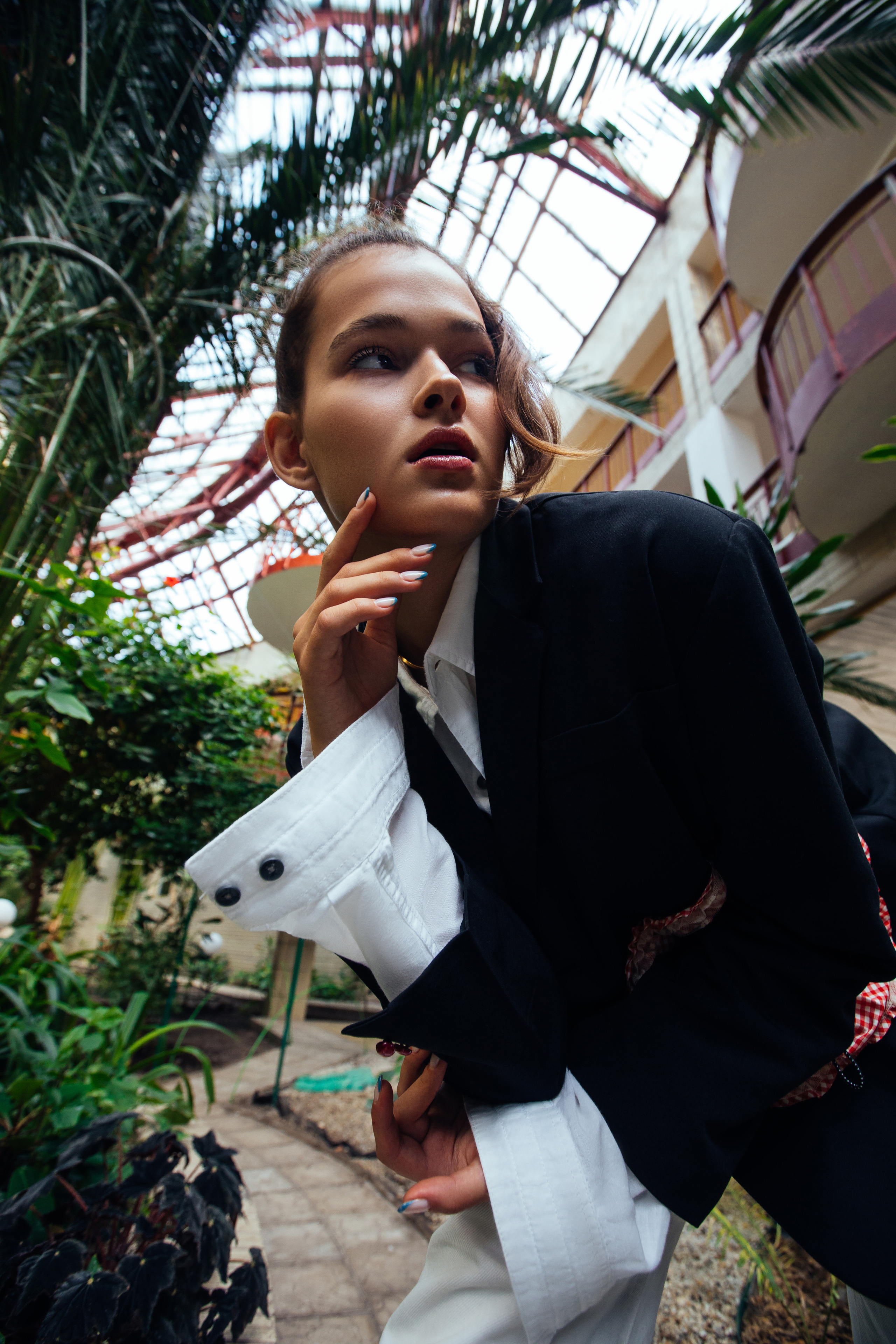 Фешн портрет фотомодели