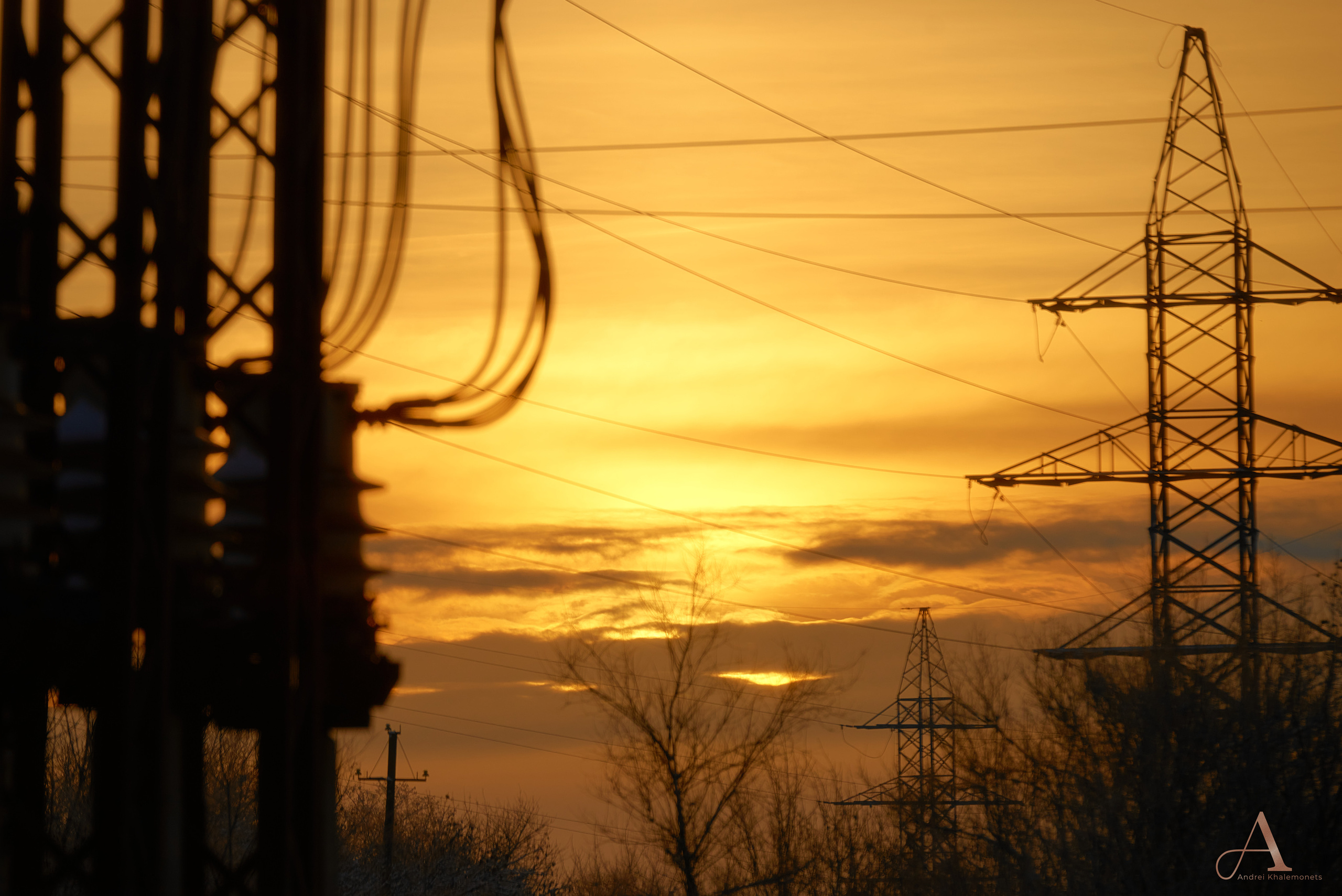 Рассвет в промышленной зоне, СевГОК Метинвест.