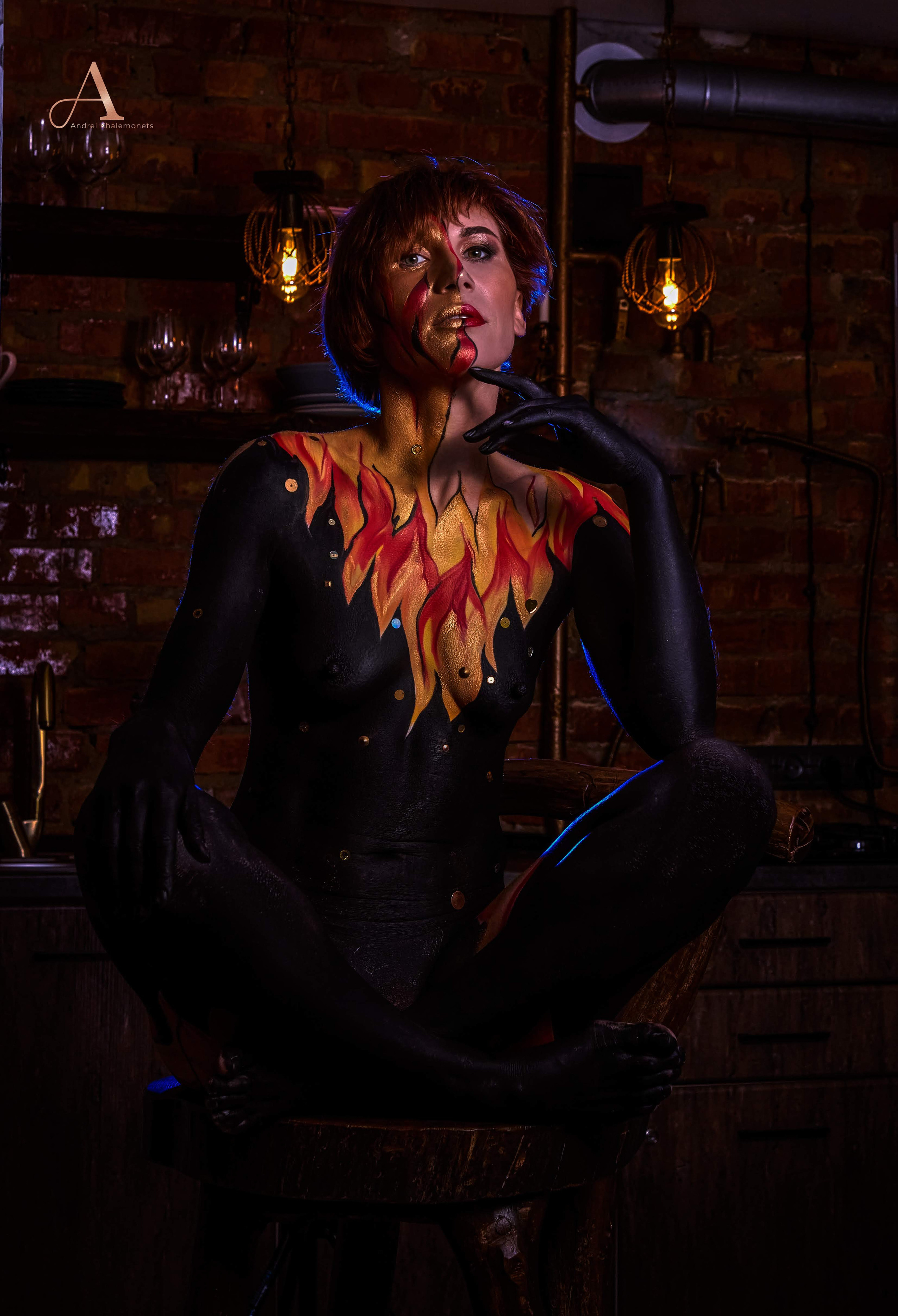 Body Art, Fantazy style, ню фотосессия. Профессиональный Фотограф Халемонец Андрей в Кривой Рог Днепр Украина