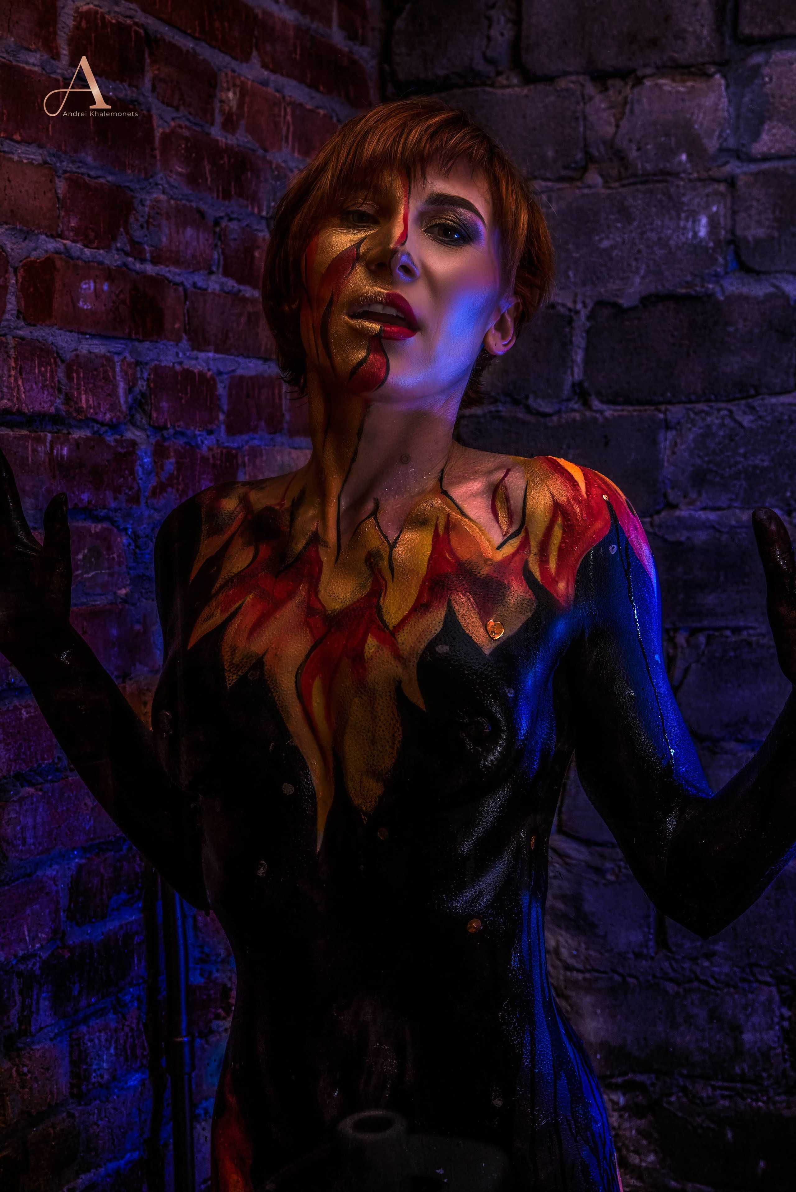 Body Art, Fantazy style, ню фотосессия. Профессиональный Фотограф Халемонец Андрей в Кривой Рог Днепр Украина