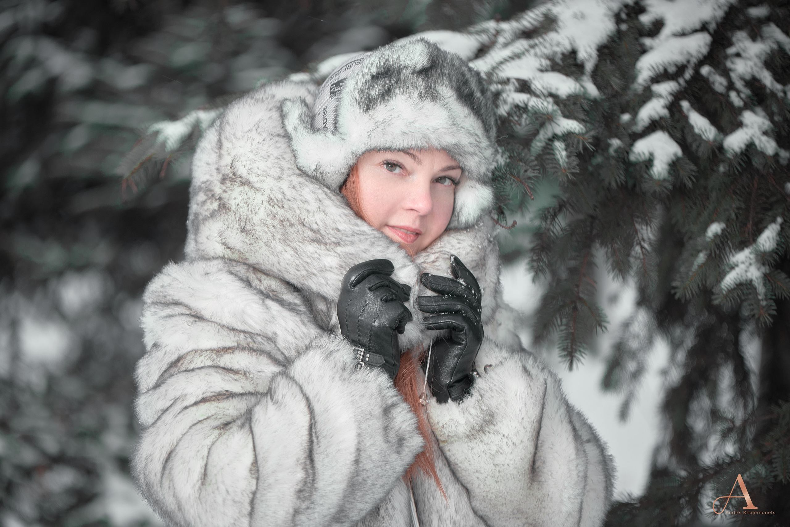 Первый снег, зимняя фотосессия. Профессиональный Фотограф Халемонец Андрей в Кривой Рог Днепр Украина