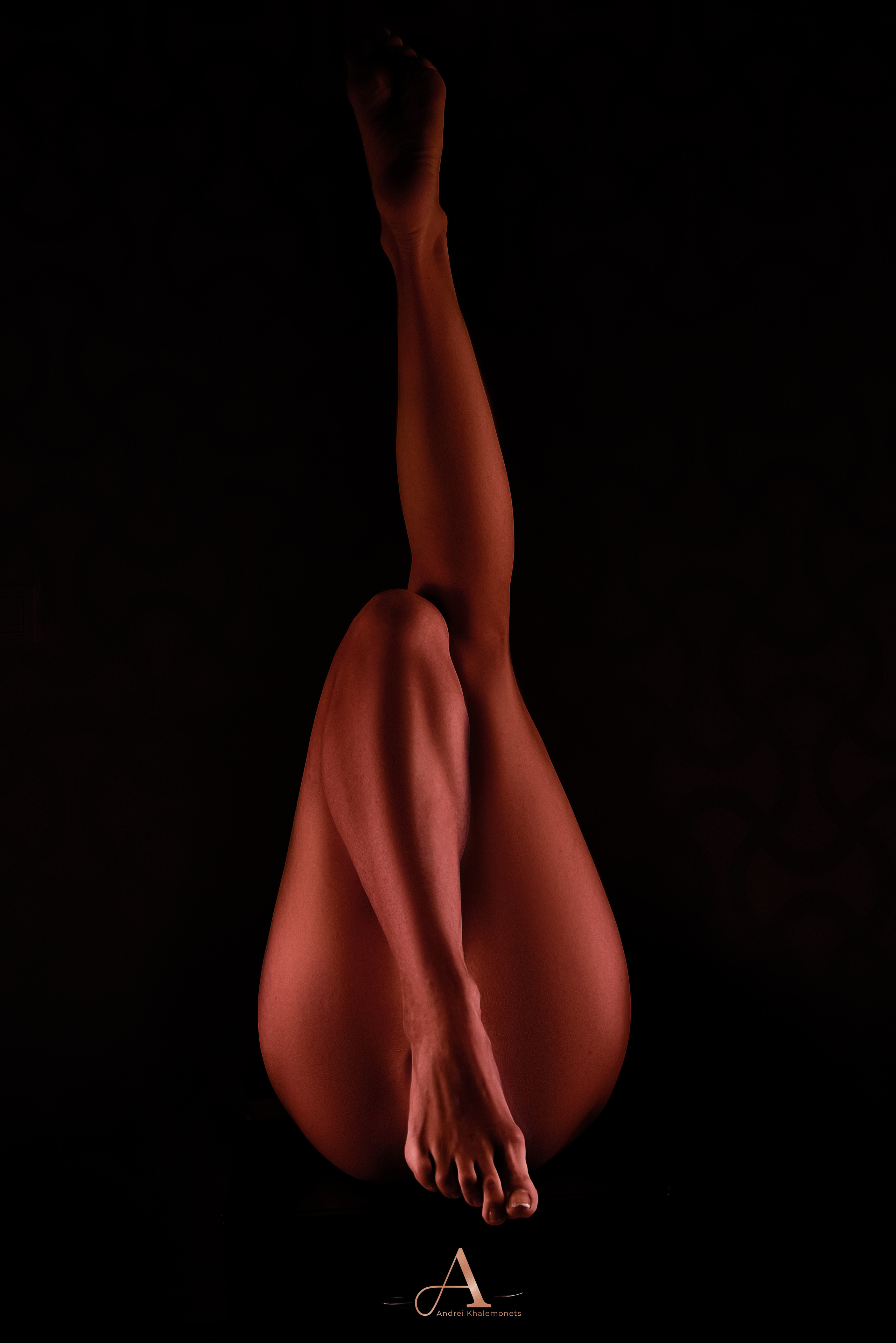 Женские ноги и попа, концептуальная ню фотография от топового фотографа.