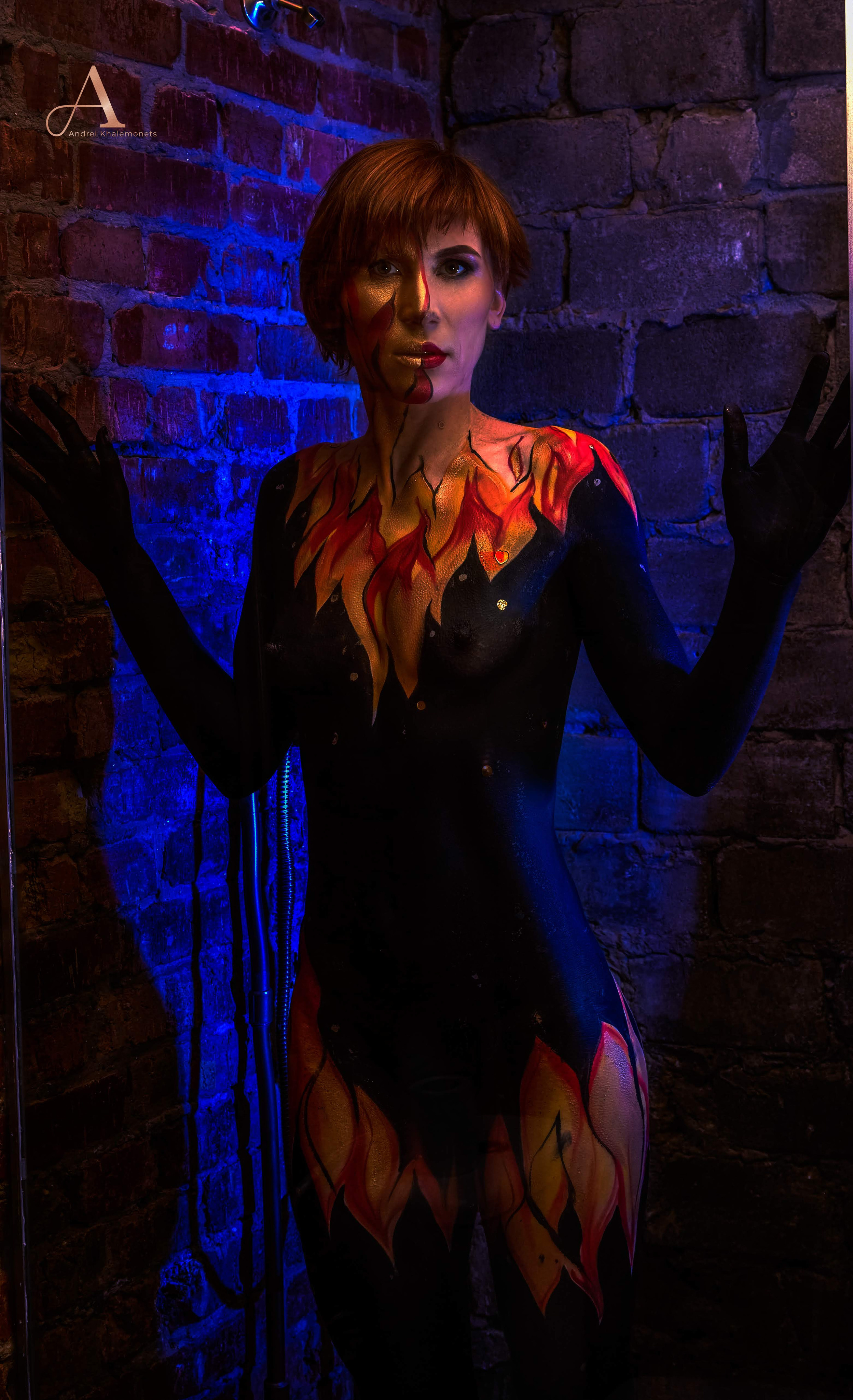 Body Art, Fantazy style, ню фотосессия. Профессиональный Фотограф Халемонец Андрей в Кривой Рог Днепр Украина