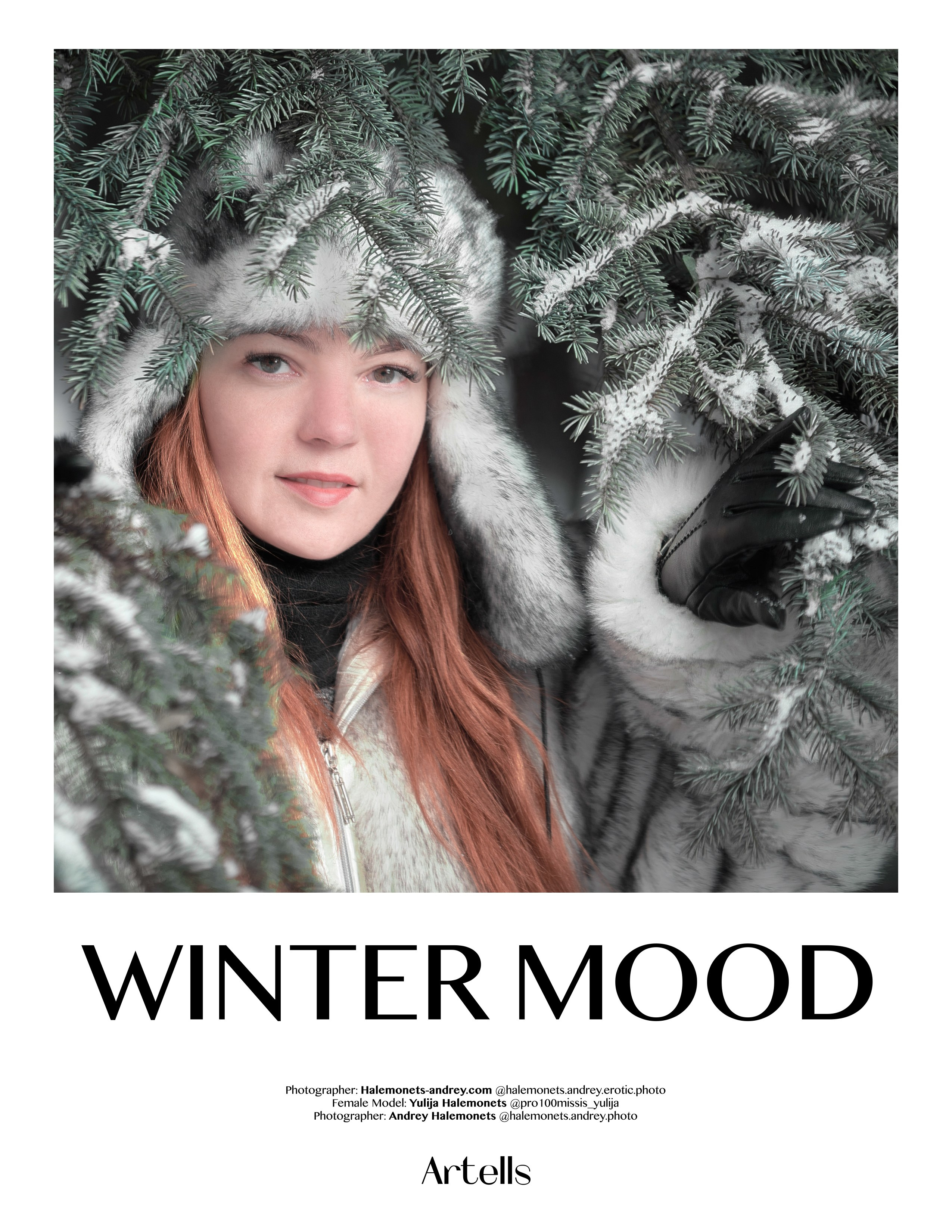 Первый снег, зимняя фотосессия. Профессиональный Фотограф Халемонец Андрей в Кривой Рог Днепр Украина