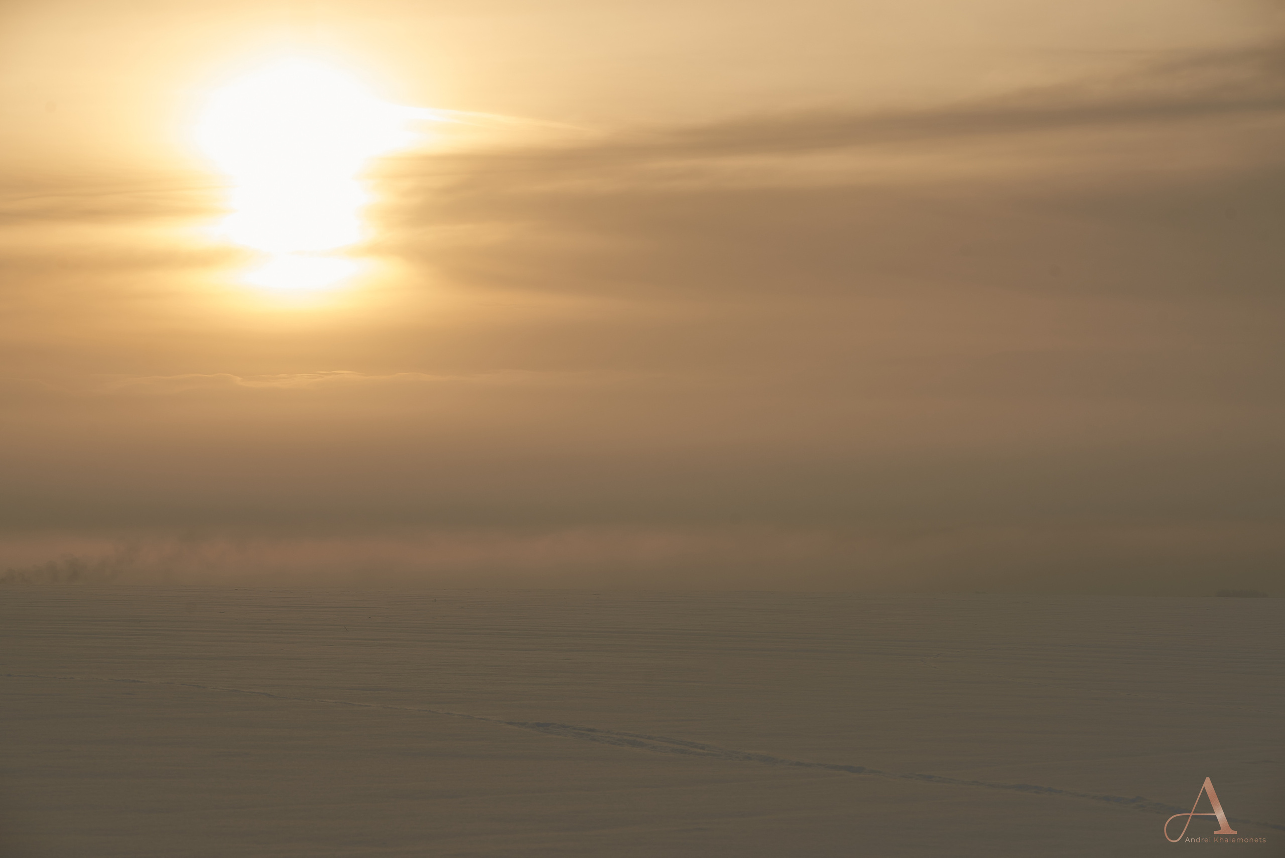 Зимнее утро. Профессиональный Фотограф Халемонец Андрей в Кривой Рог Днепр Украина