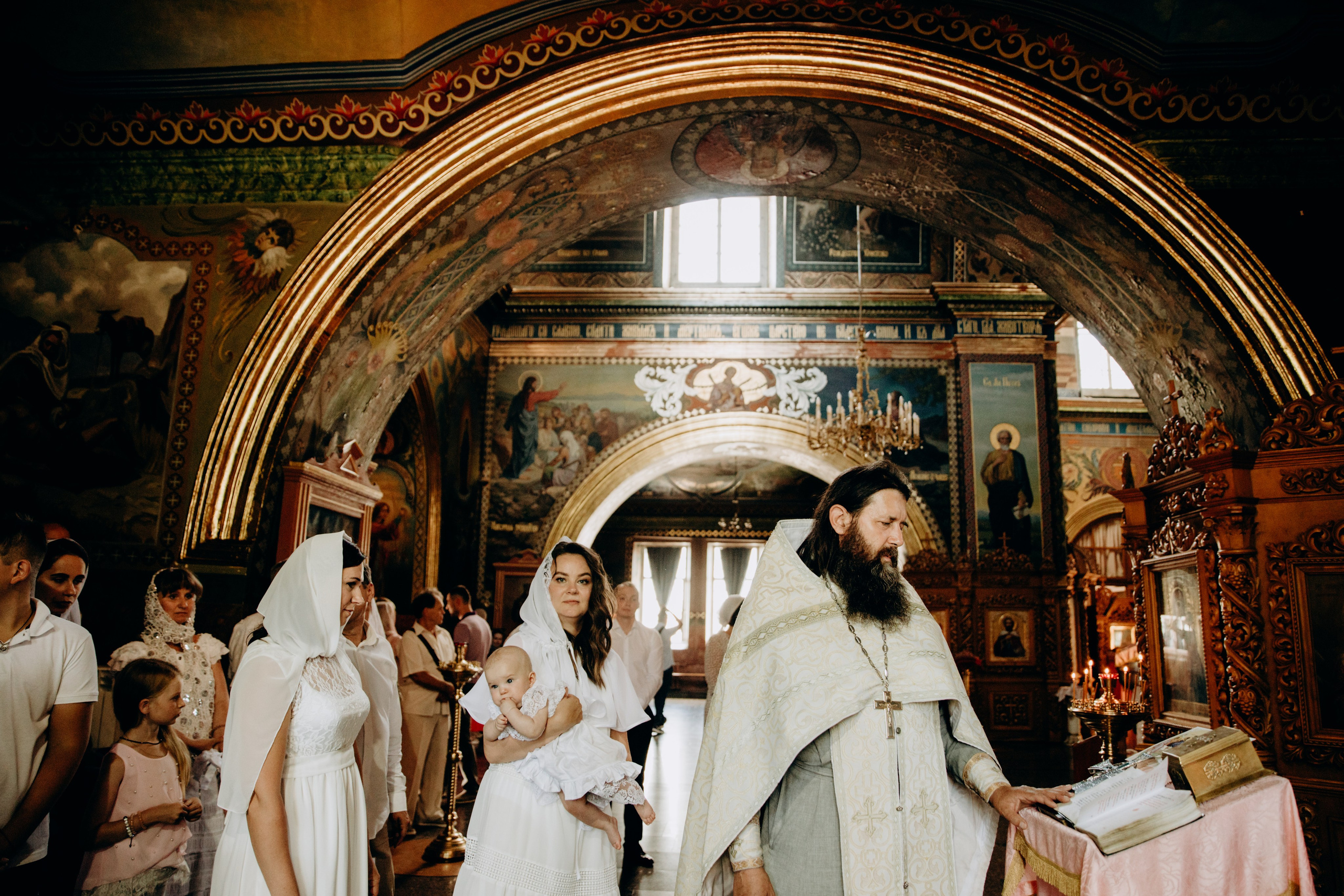 Таїнство Хрещення Варвари. Весільний та сімейний фотограф Біла Церква/Київ