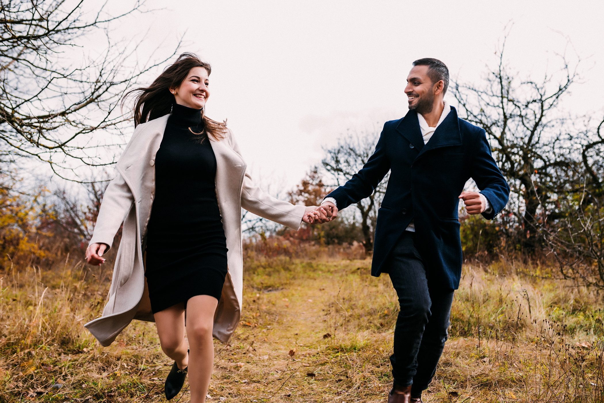 Осіння зйомка атмосферної пари. Весільний фотограф | Рівне | Львів | Ваш фотограф на весілля