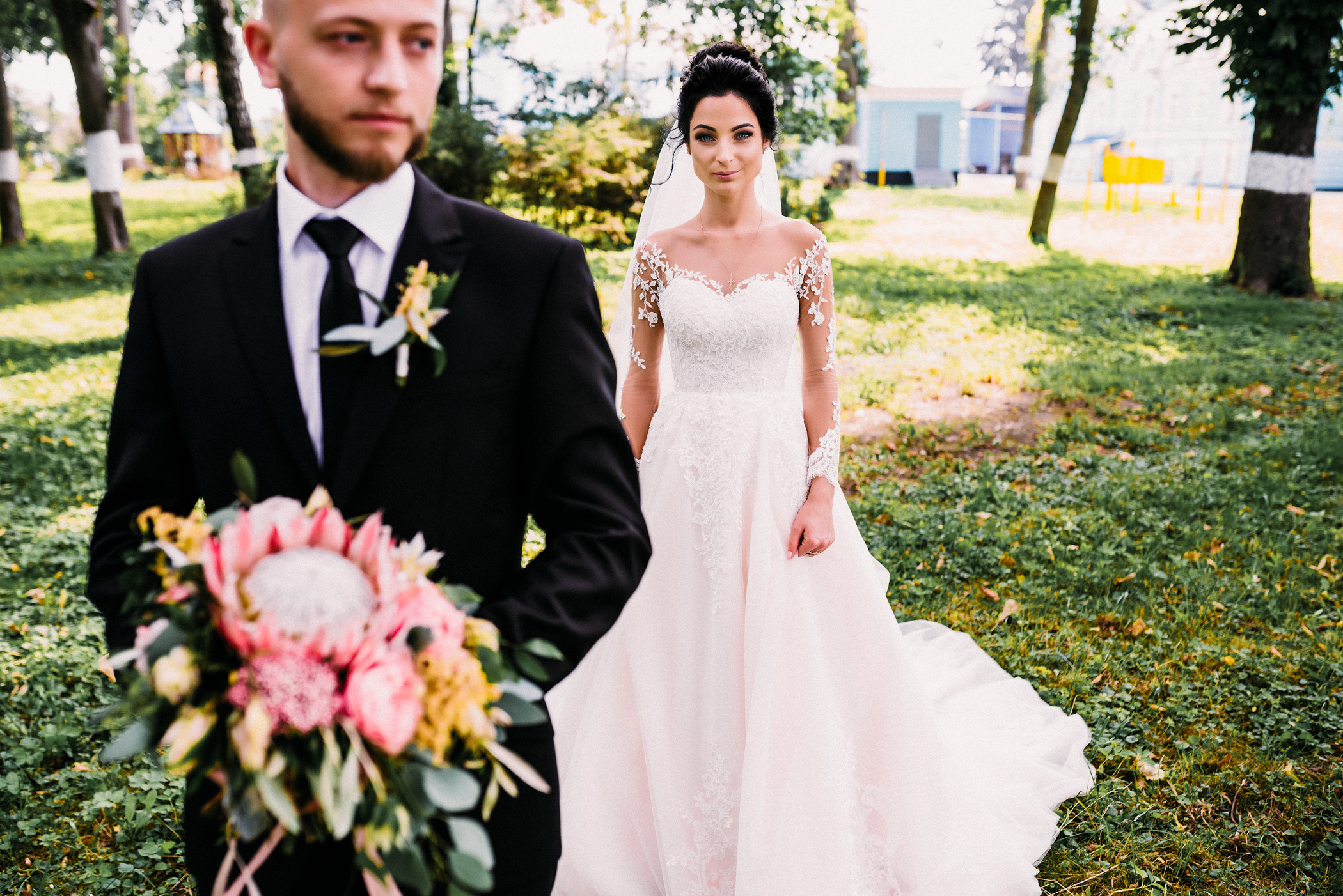 Весільна фотозйомка гарної пари в Рівному. Весільний фотограф | Рівне | Львів | Ваш фотограф на весілля