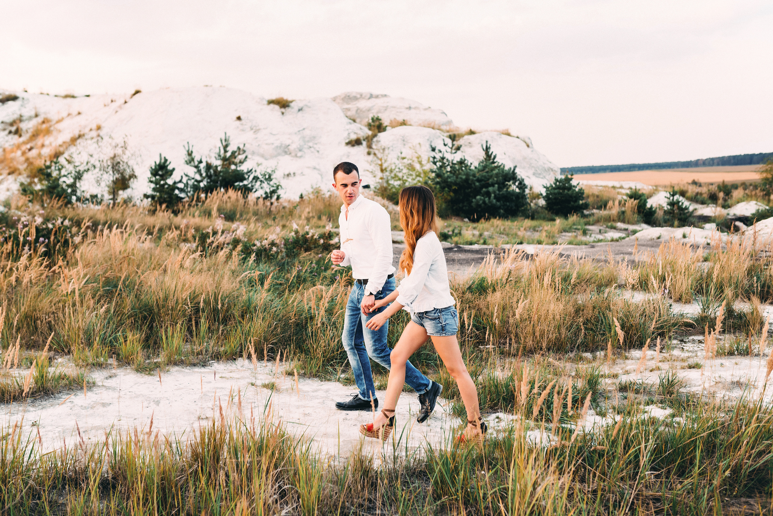 Прогулянка «білими горами» з класною парою. Весільний фотограф | Рівне | Львів | Ваш фотограф на весілля