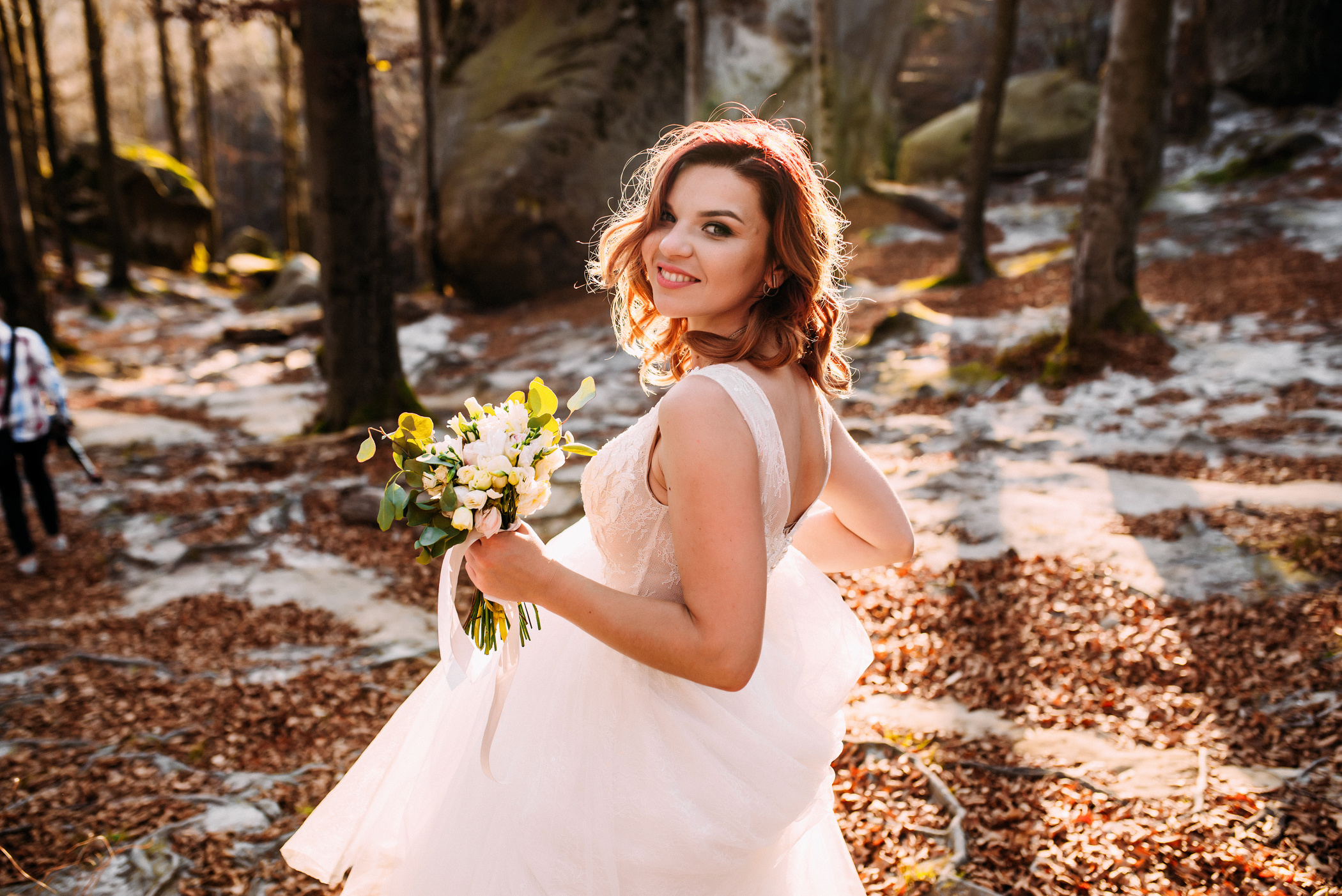 Післявесільна фотосесія в скелях Довбуша. Весільний фотограф | Рівне | Львів | Ваш фотограф на весілля