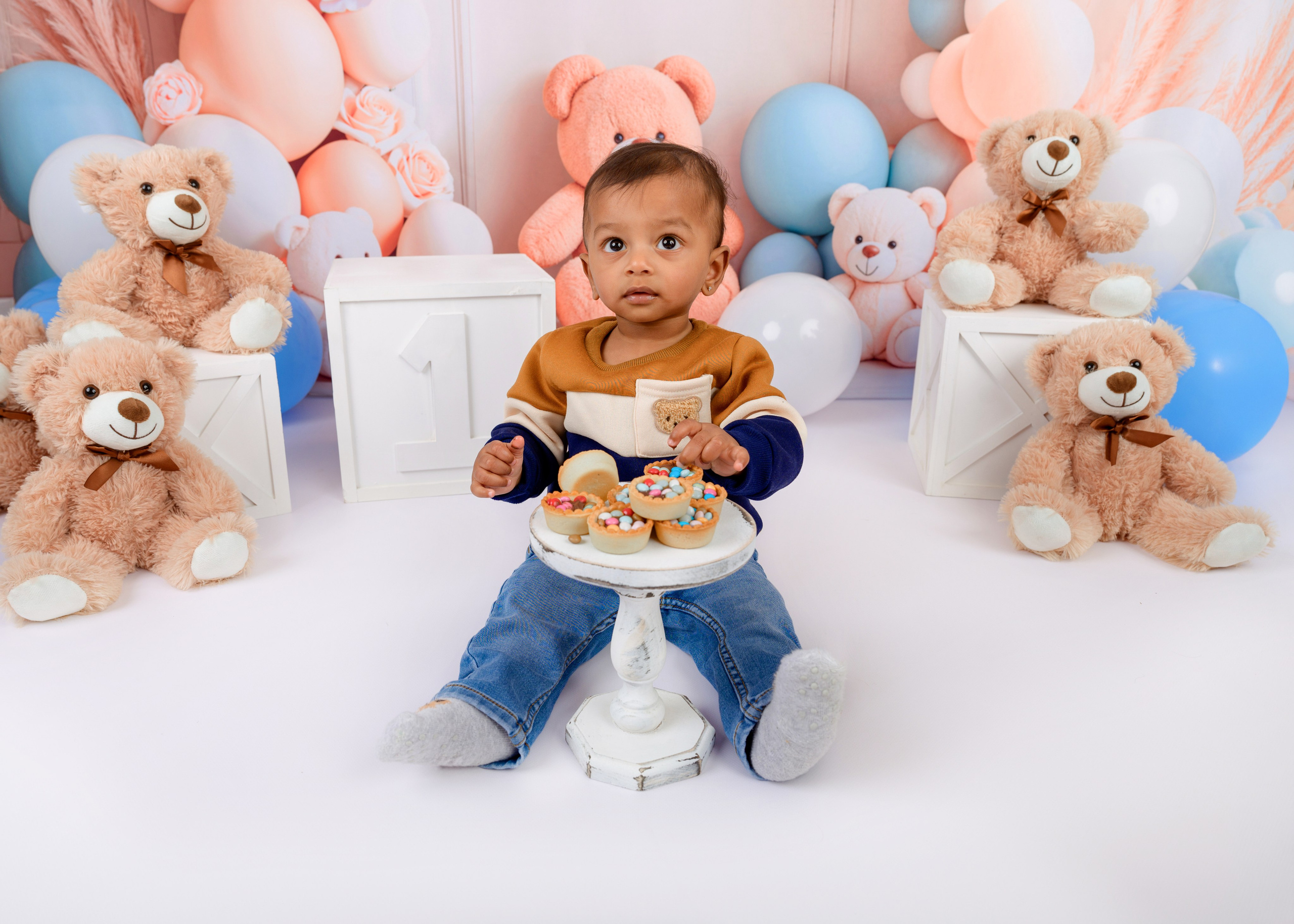 День народження / Перший тортик. Фотограф новонароджених Юлія Кіхаєва