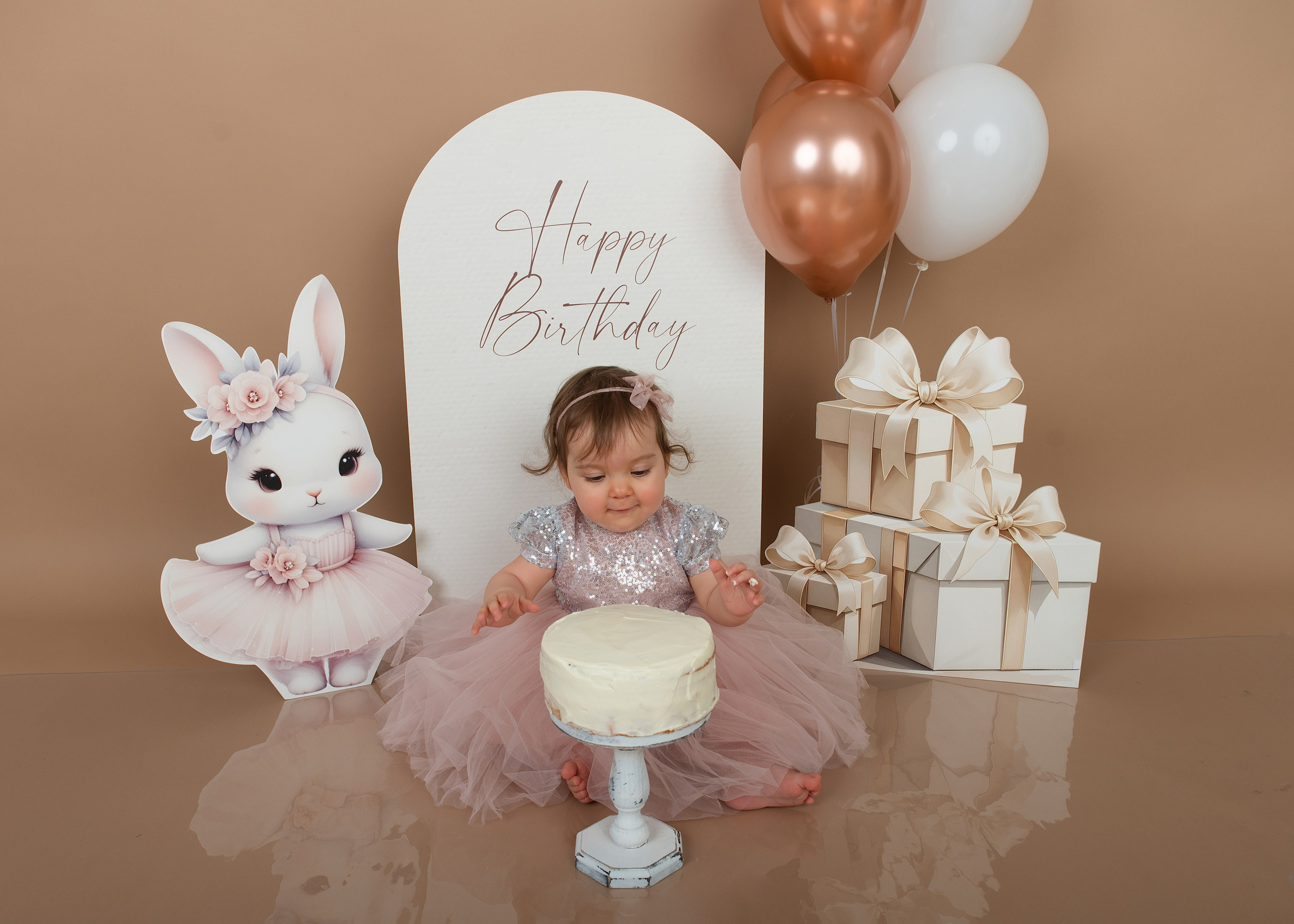 День народження / Перший тортик. Фотограф новонароджених Юлія Кіхаєва