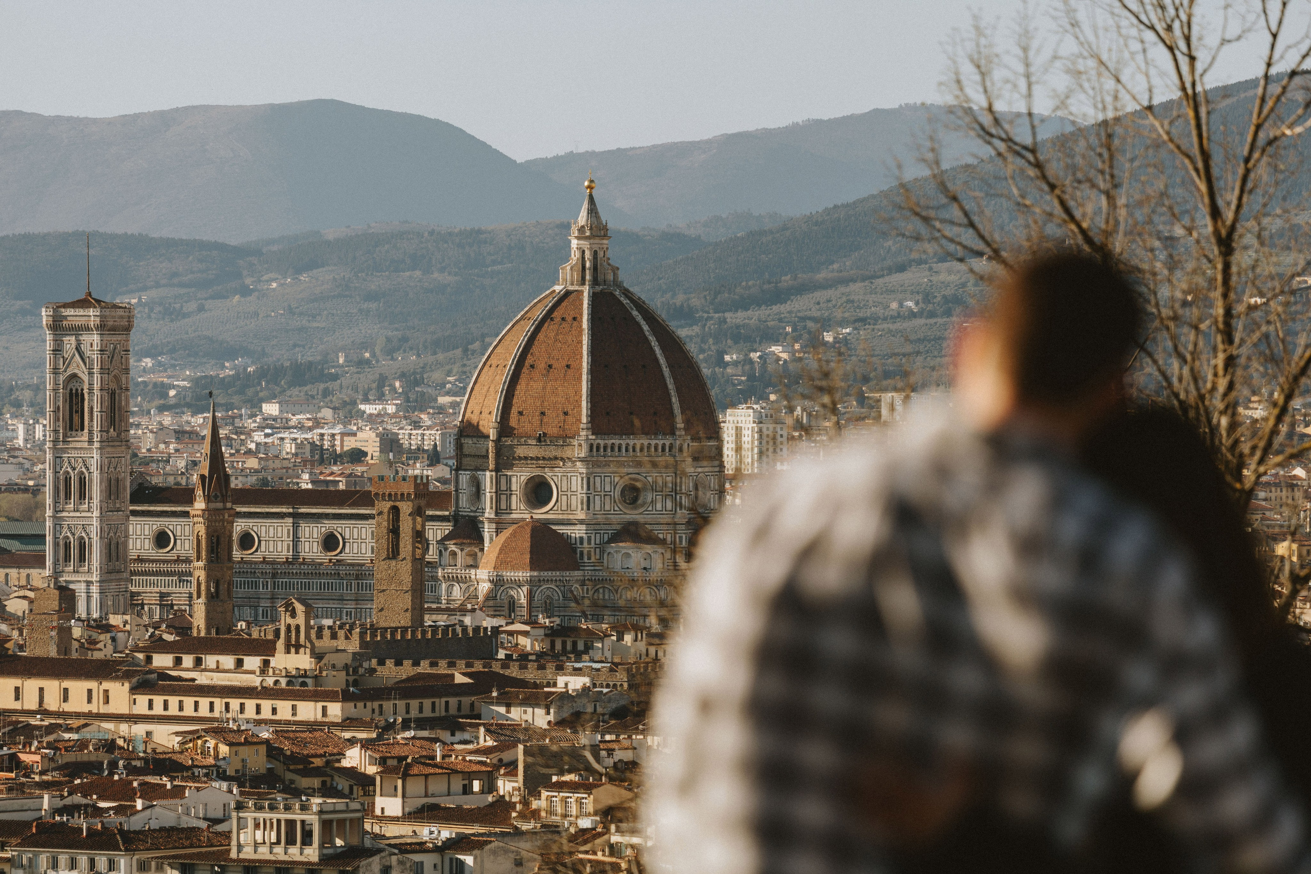 Surprise Proposal Photography at Piazzale Michelangelo | Florence Engagement. Wedding Photographer in Florence, Pisa & Tuscany | Candid & Elegant Photography in Italy