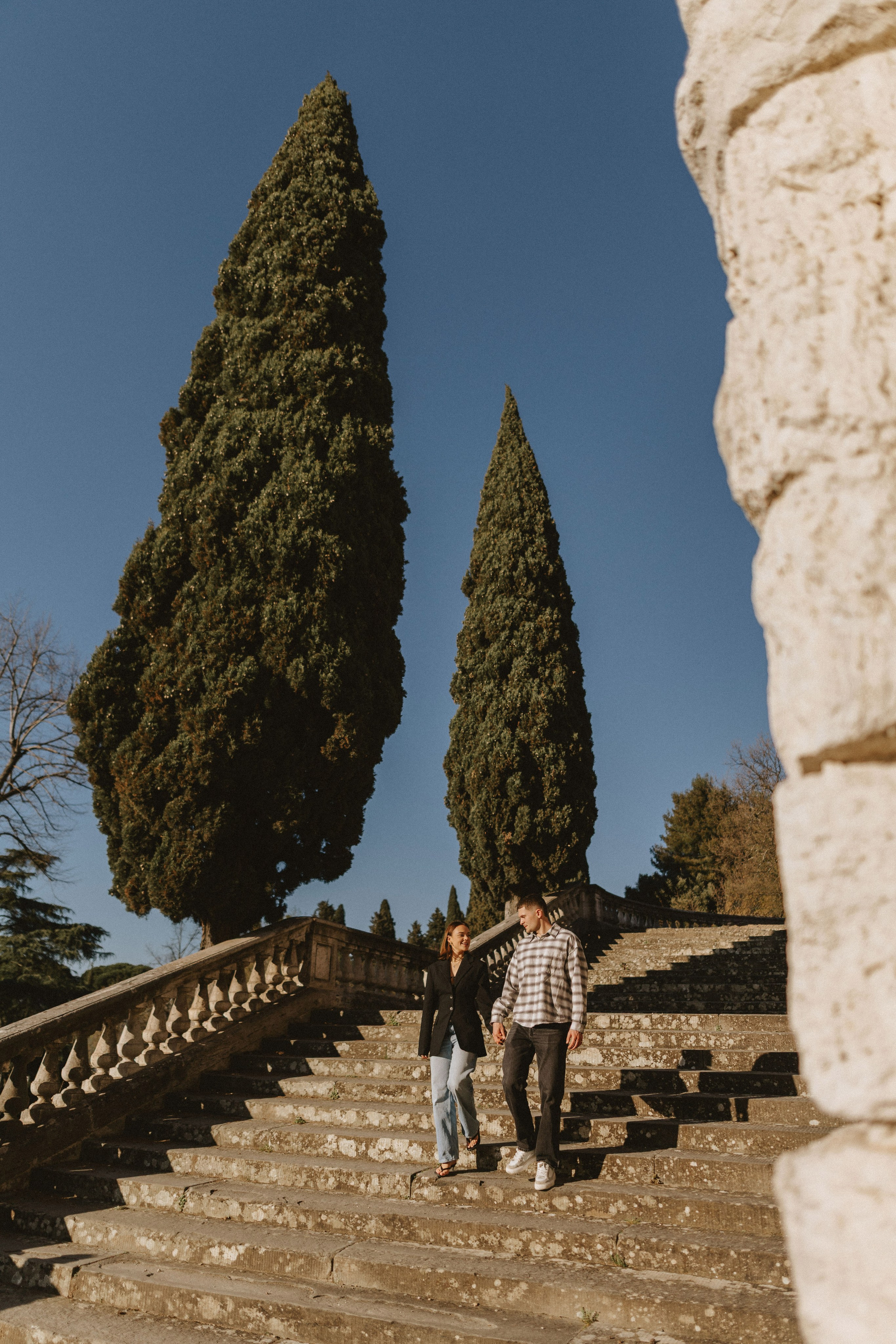 Surprise Proposal Photography at Piazzale Michelangelo | Florence Engagement. Wedding Photographer in Florence, Pisa & Tuscany | Candid & Elegant Photography in Italy