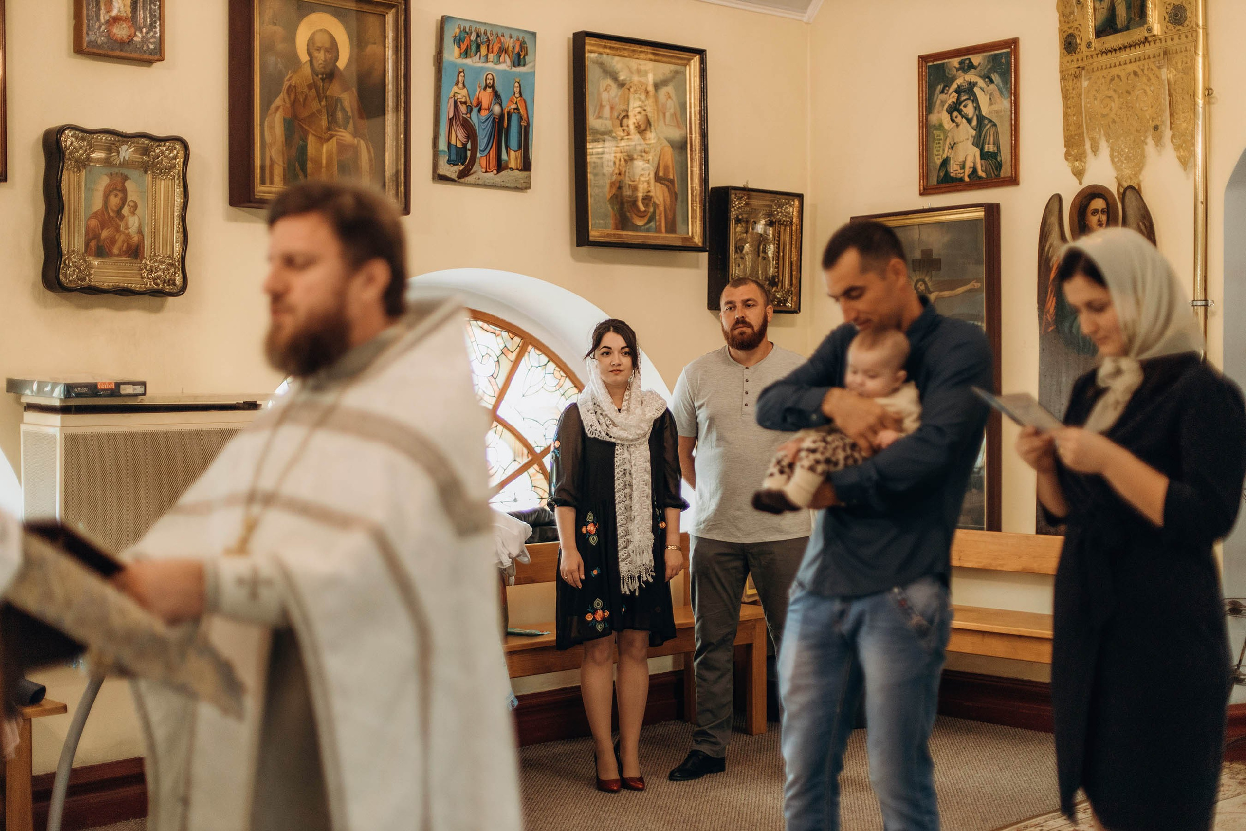 Крещение Элианы. Свадебный фотограф Измаил, Констанца, Бухарест, Галац, Браила Julia Dickinson