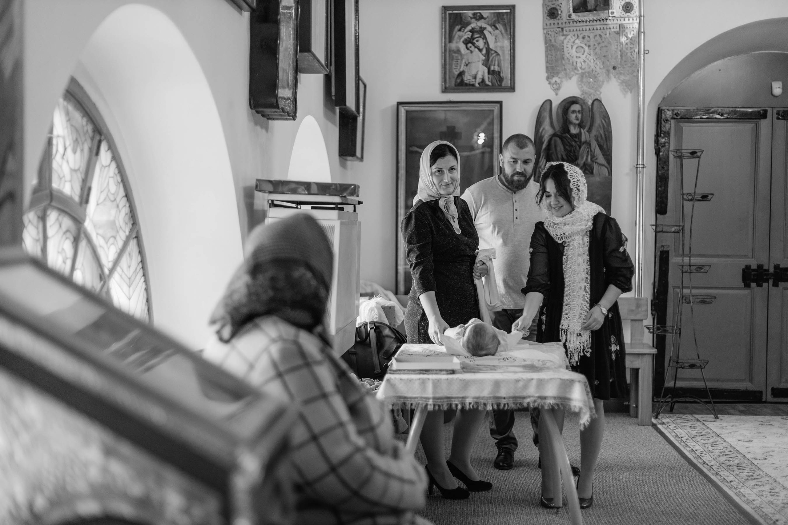 Крещение Элианы. Свадебный фотограф Измаил, Констанца, Бухарест, Галац, Браила Julia Dickinson