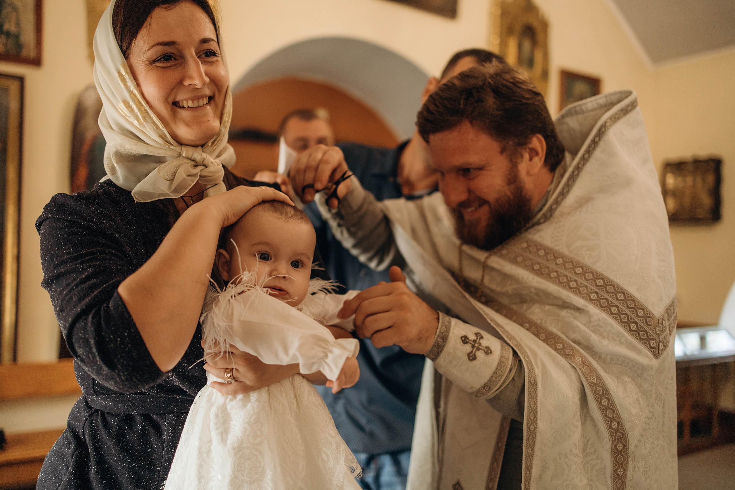 Крещение Элианы. Свадебный фотограф Измаил, Констанца, Бухарест, Галац, Браила Julia Dickinson