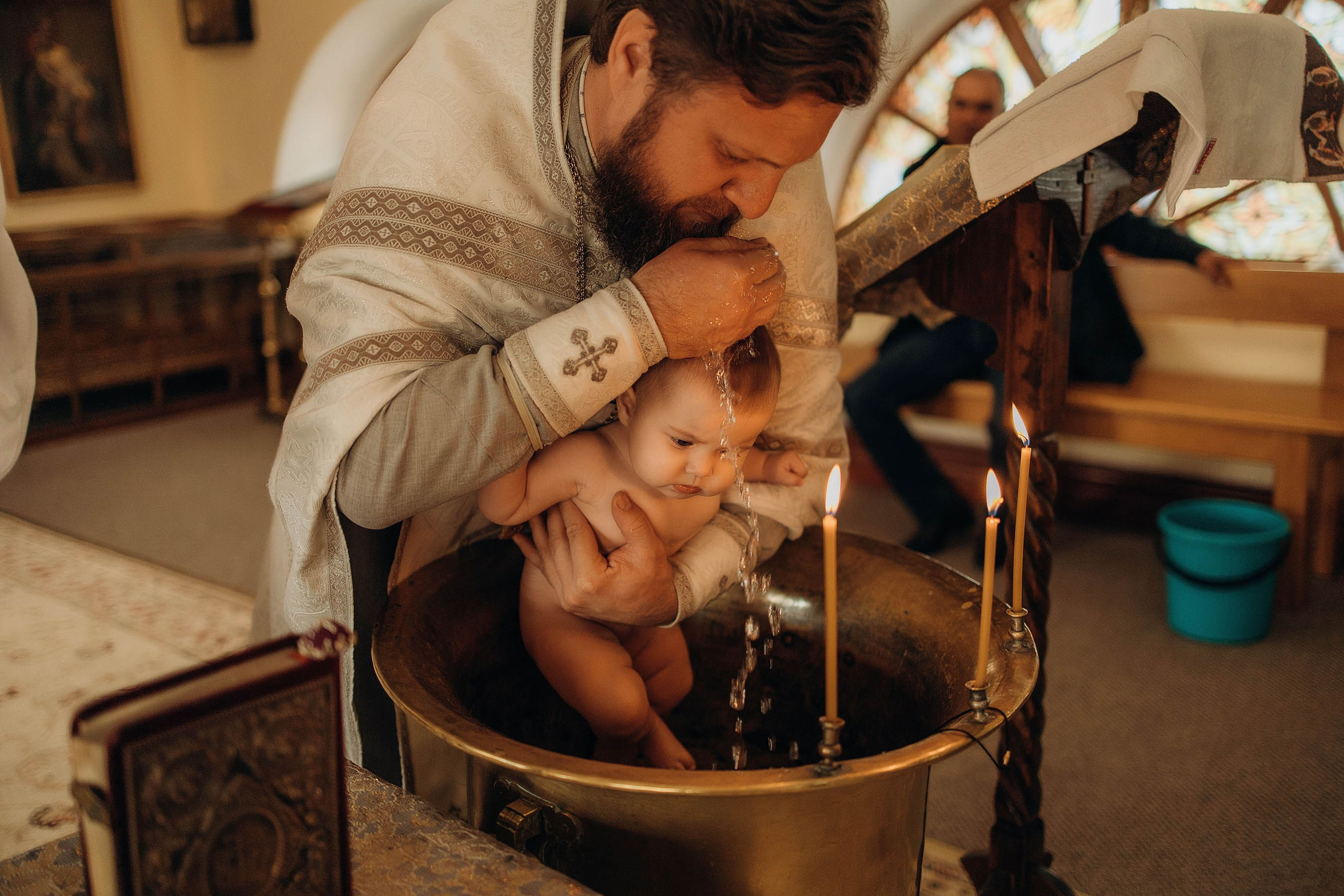 Крещение Элианы. Свадебный фотограф Измаил, Констанца, Бухарест, Галац, Браила Julia Dickinson