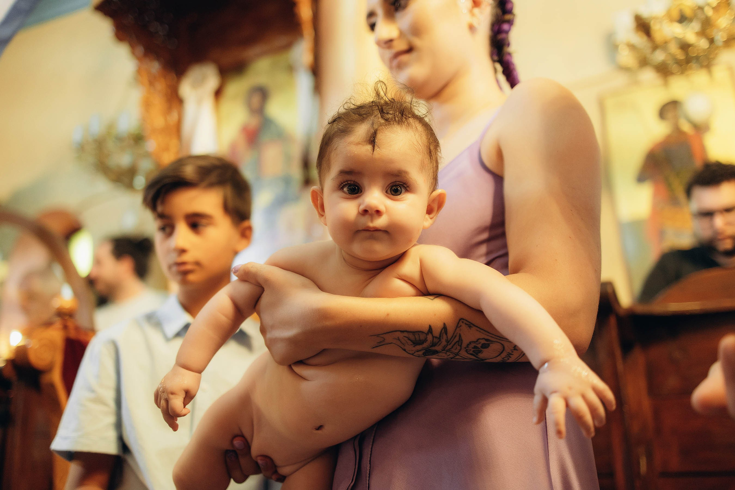 Крещение Ариадни. Свадебный фотограф Измаил, Констанца, Бухарест, Галац, Браила Julia Dickinson