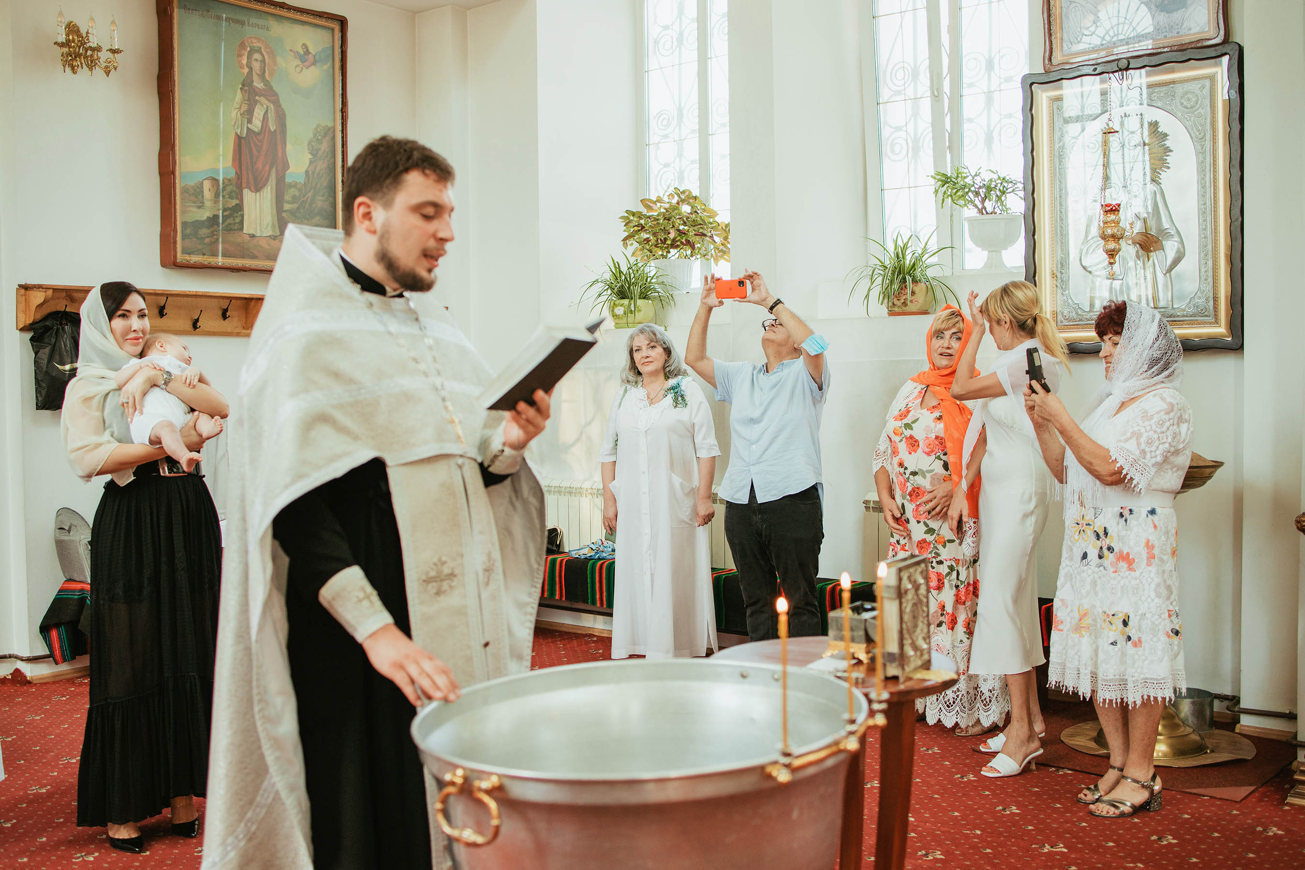 Крещение Эдгара. Свадебный фотограф Измаил, Констанца, Бухарест, Галац, Браила Julia Dickinson