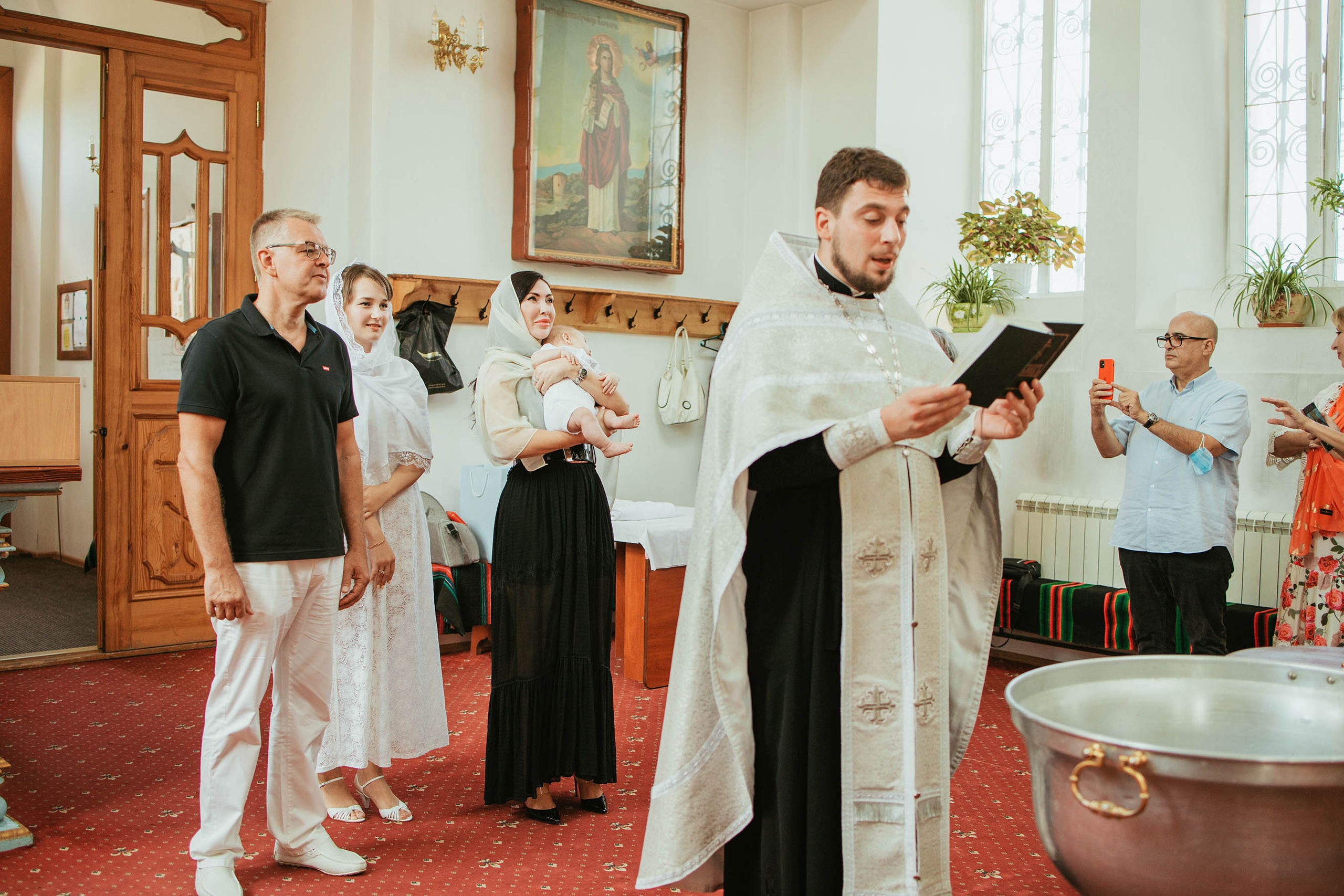 Крещение Эдгара. Свадебный фотограф Измаил, Констанца, Бухарест, Галац, Браила Julia Dickinson
